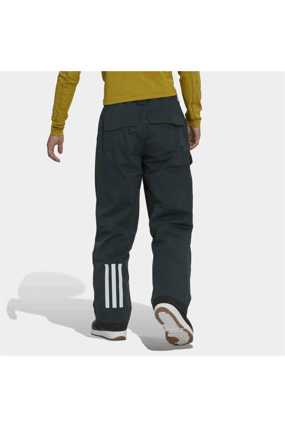 adidas Terrex 2 Layer Insulated Snow Tech Men s Green Trousers Sweatpants waterproof Snow and Kay Trendyol