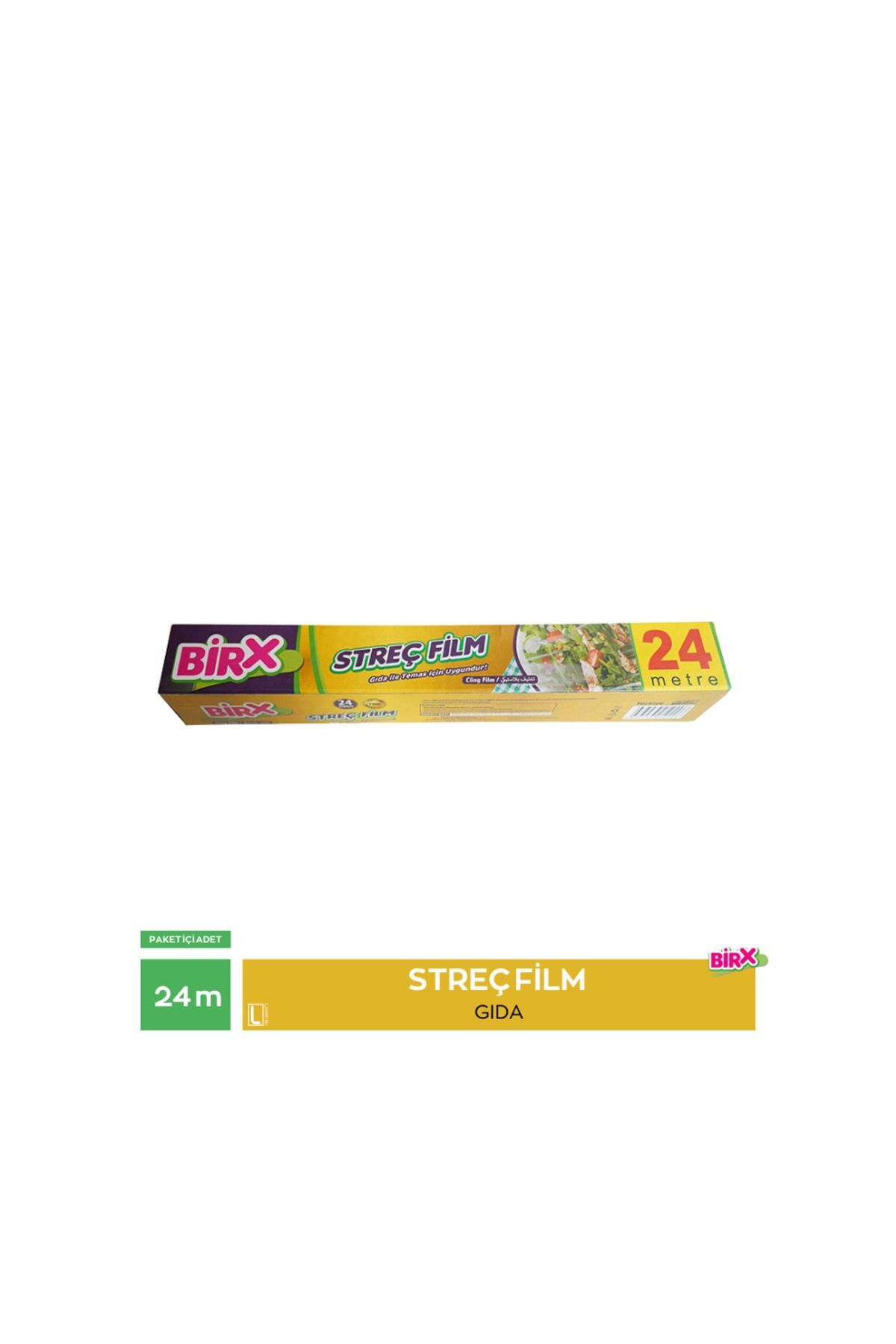 BIRX Streç Film 24 Metre Gıda Streci