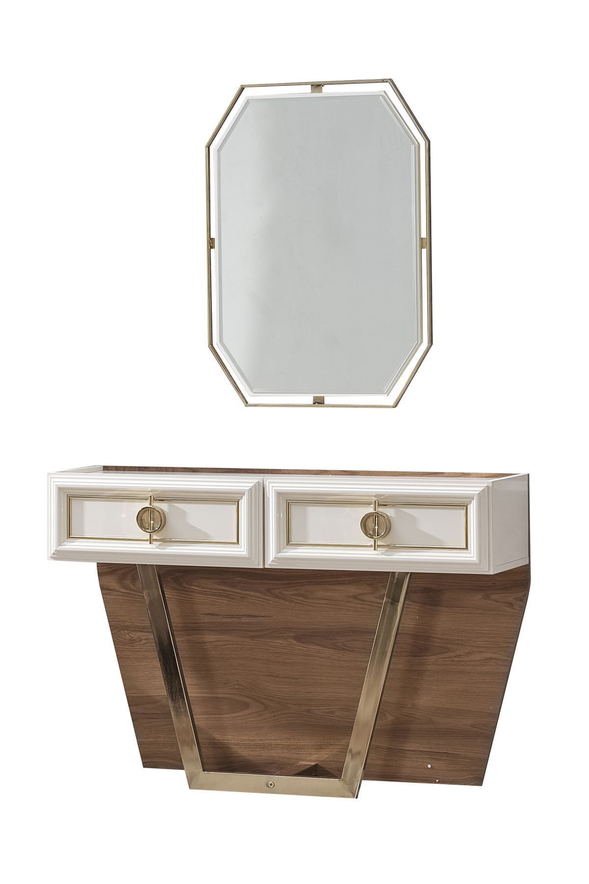 Кровать Tutku Handel с ящиком и зеркалом Консоль для макияжа с ящиками HANDRE98