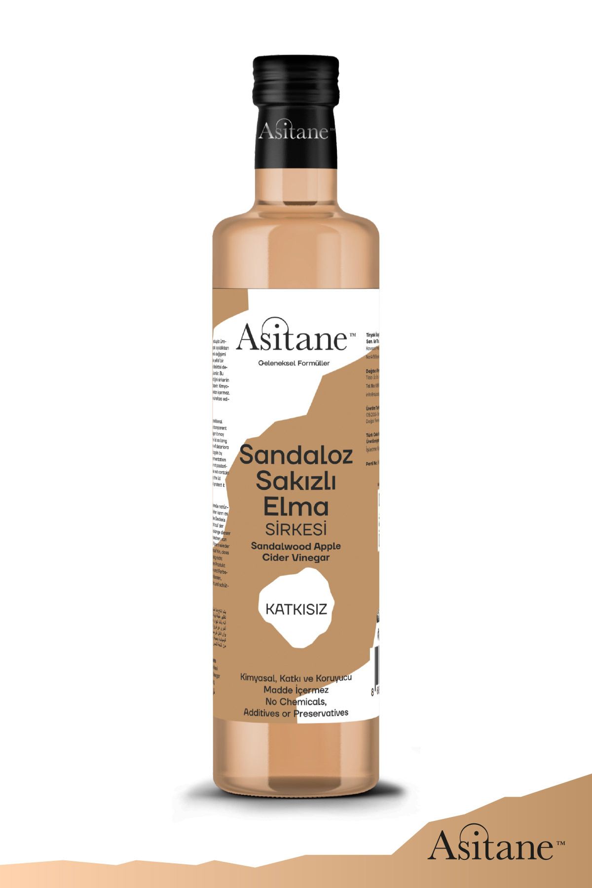 Sandaloz Sakızlı Elma Sirkesi - Sandalwood Apple Cider Vinegar 500 ml
