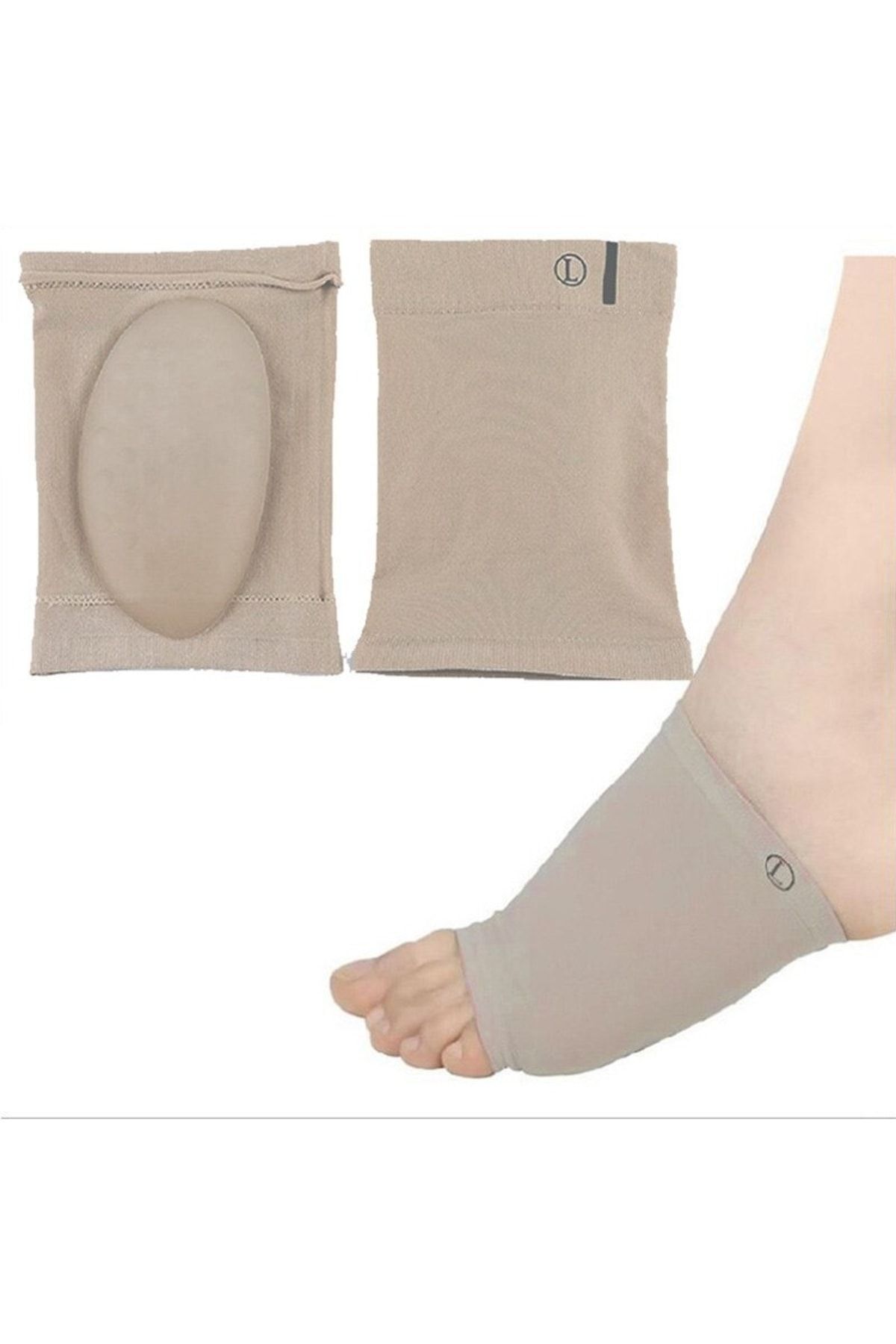 Taban Desteği Kumas Düz Tabanlık Önleyici Medikal Ortopedik Tabanlık Ayak Ark Destek Çorabı Içe Bas 3