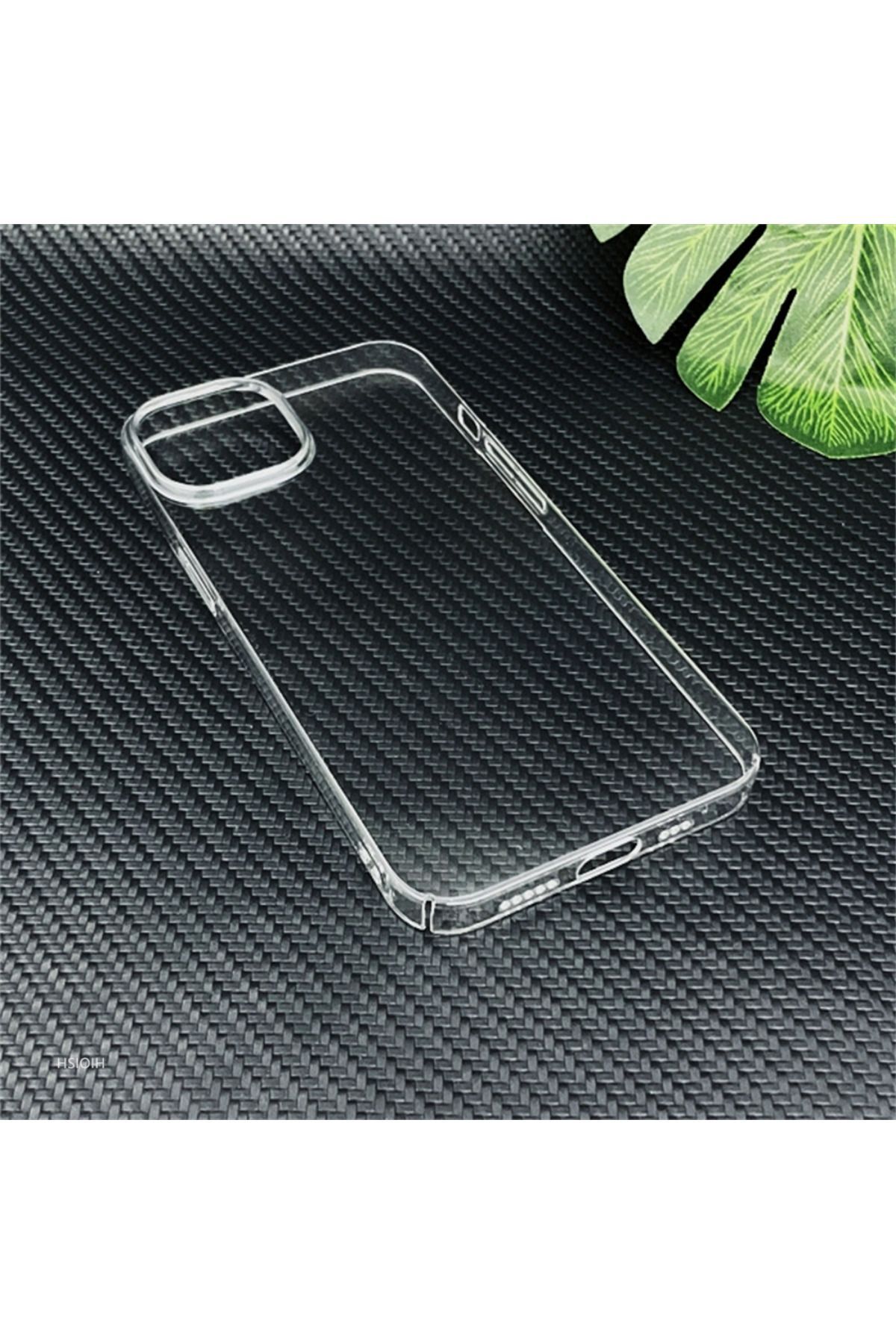 Iphone 13/14 Kılıf Sert Şeffaf Sararmaz Kılıf Premium Ultra Net Kamera Çıkıntılı Kılıf 2