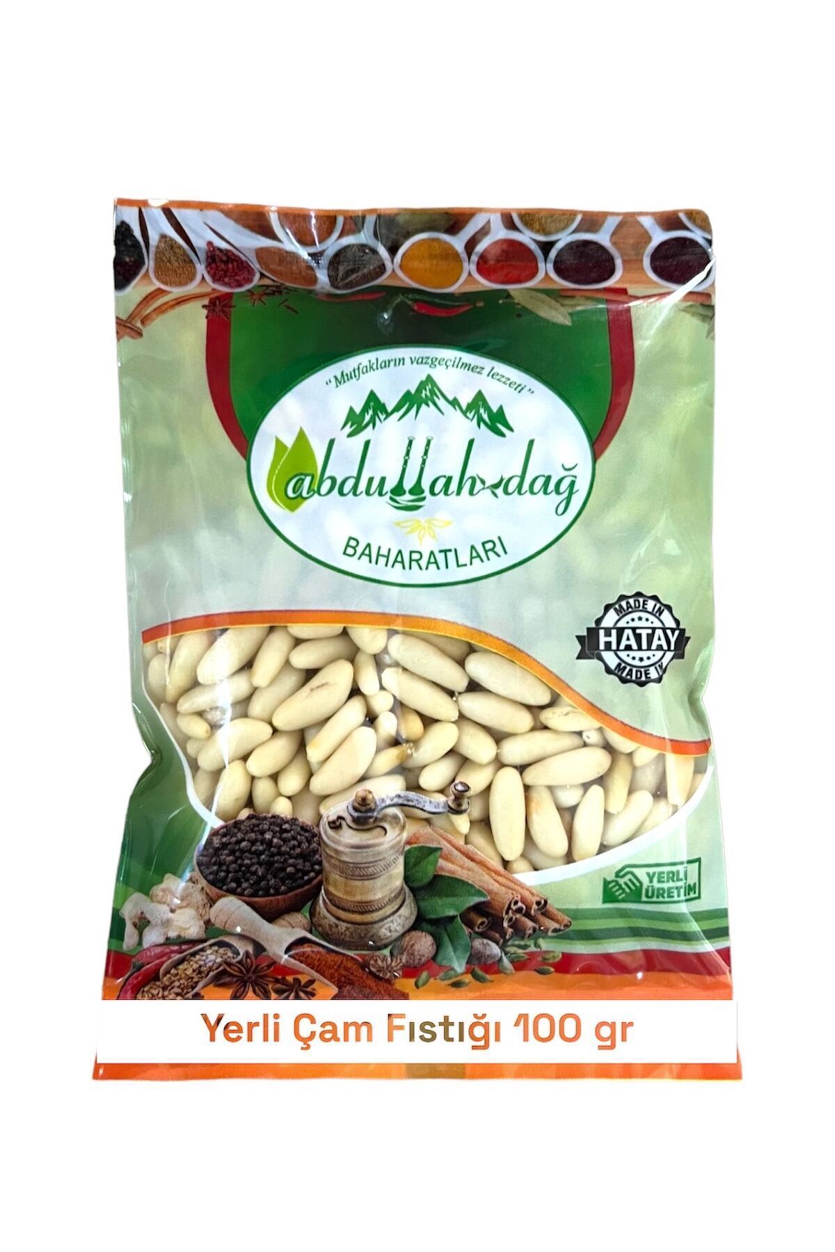 Hacıoğlu baharat Hatay Yöresel Yerli Dolmalık Çam Fıstığı 100 gr