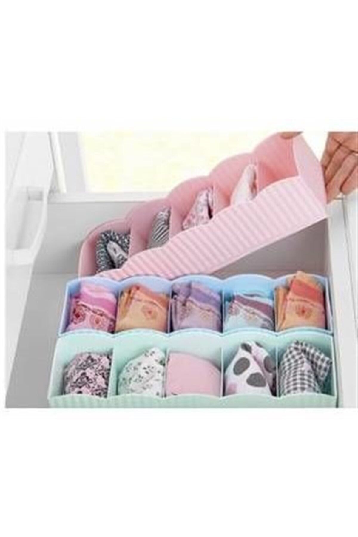Kenpool Organizator De Șosete Cu Sertar Cu 5 Compartimente Organizator De Bijuterii Organizator De Cravate - One Size