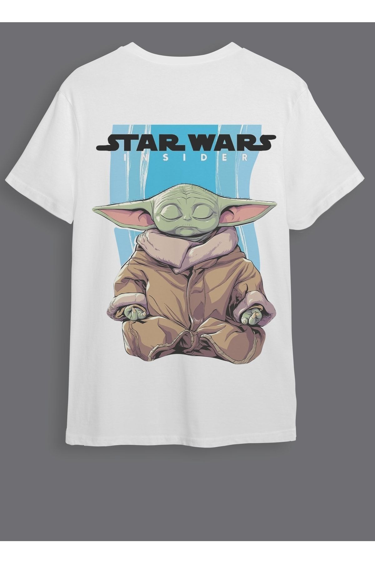 Huw Baby Yoda Star Wars On Ve Arka Bask l Unisex Oversize T shirt Ti ort Fiyat Yorumlar Trendyol