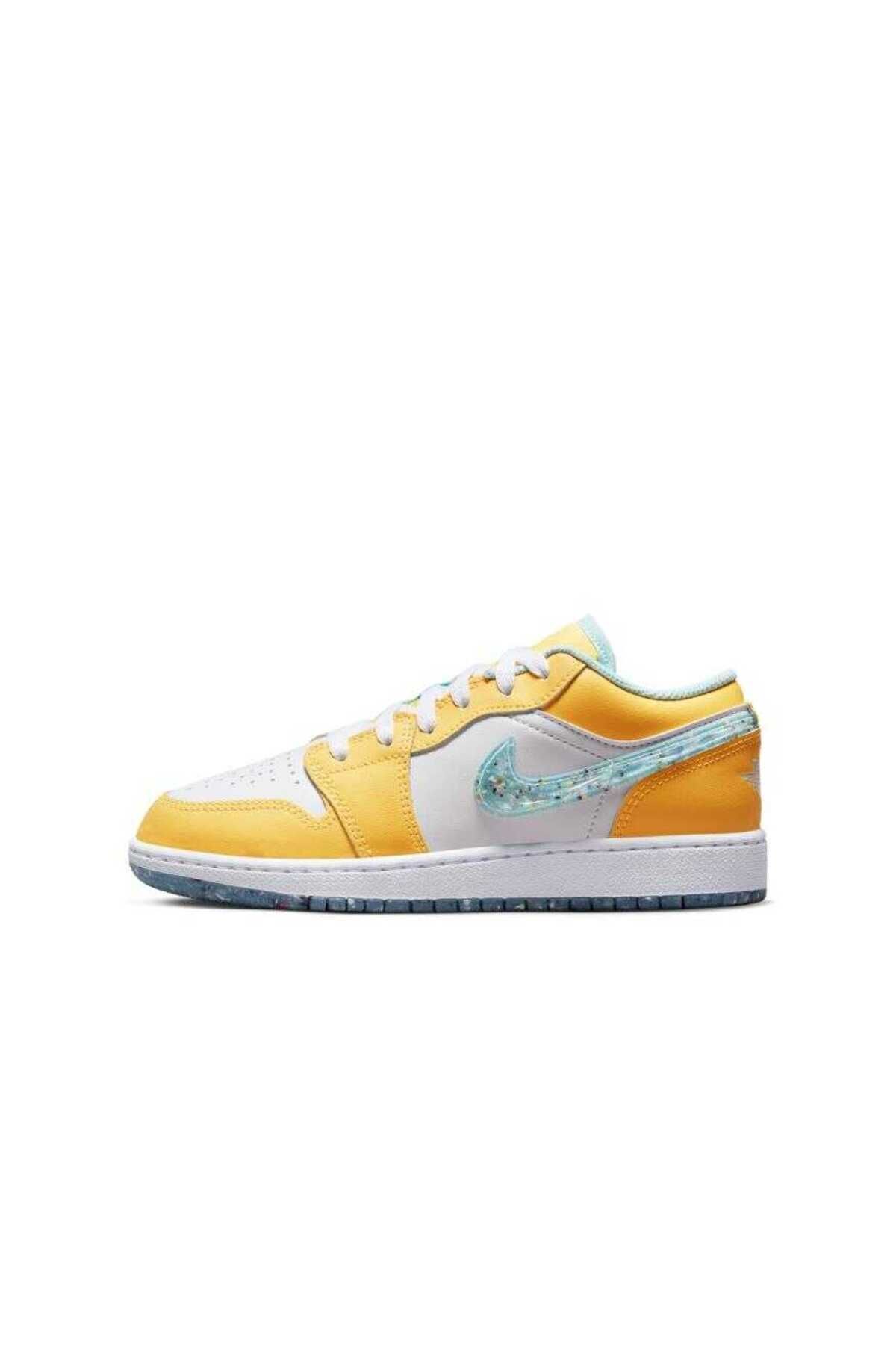 اسنیکر چند رنگ دخترانه و پسرانه بچگانه Air Jordan 1 کفش بسکتبال ان Low Se Gs DX4375 800 Nike