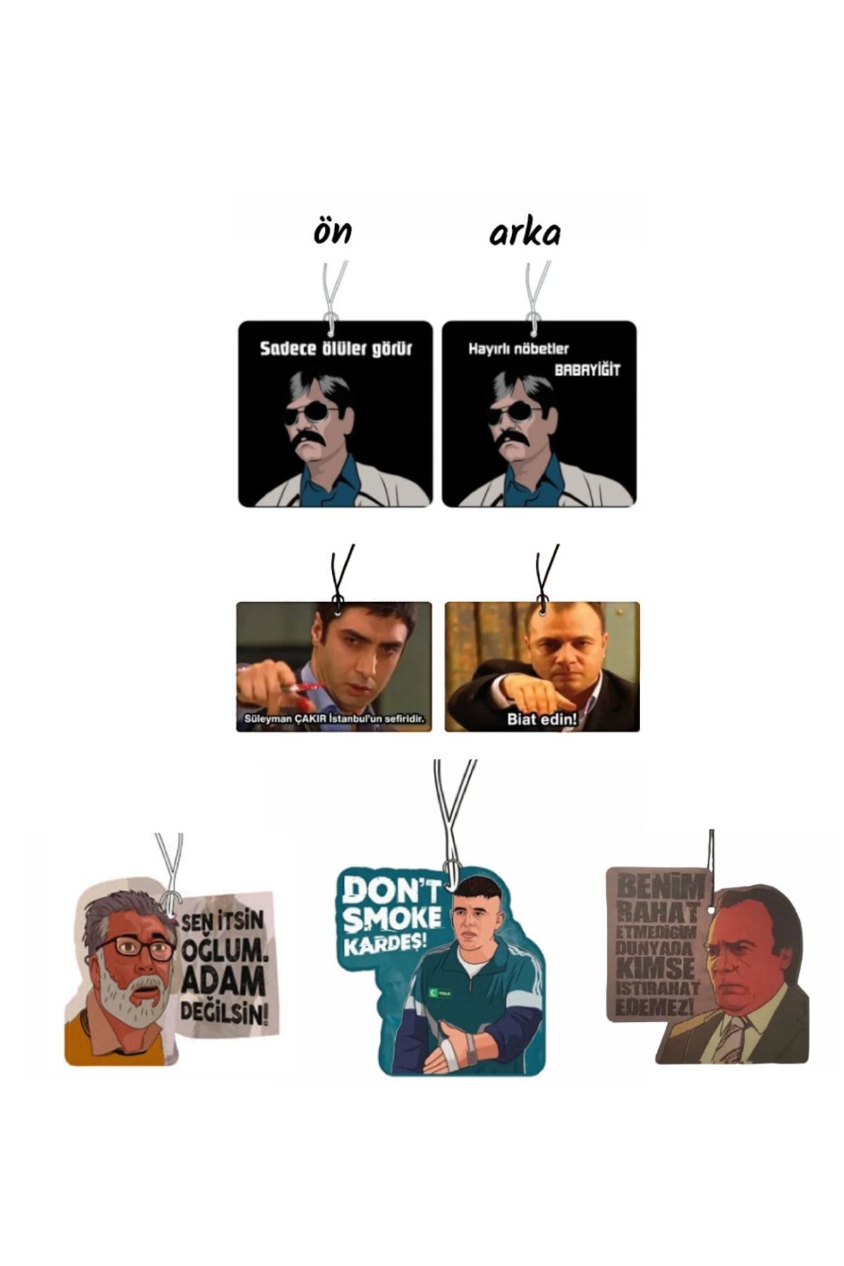 Jethızında 5'li Set Karışık Dizi Seti Oto Kokusu