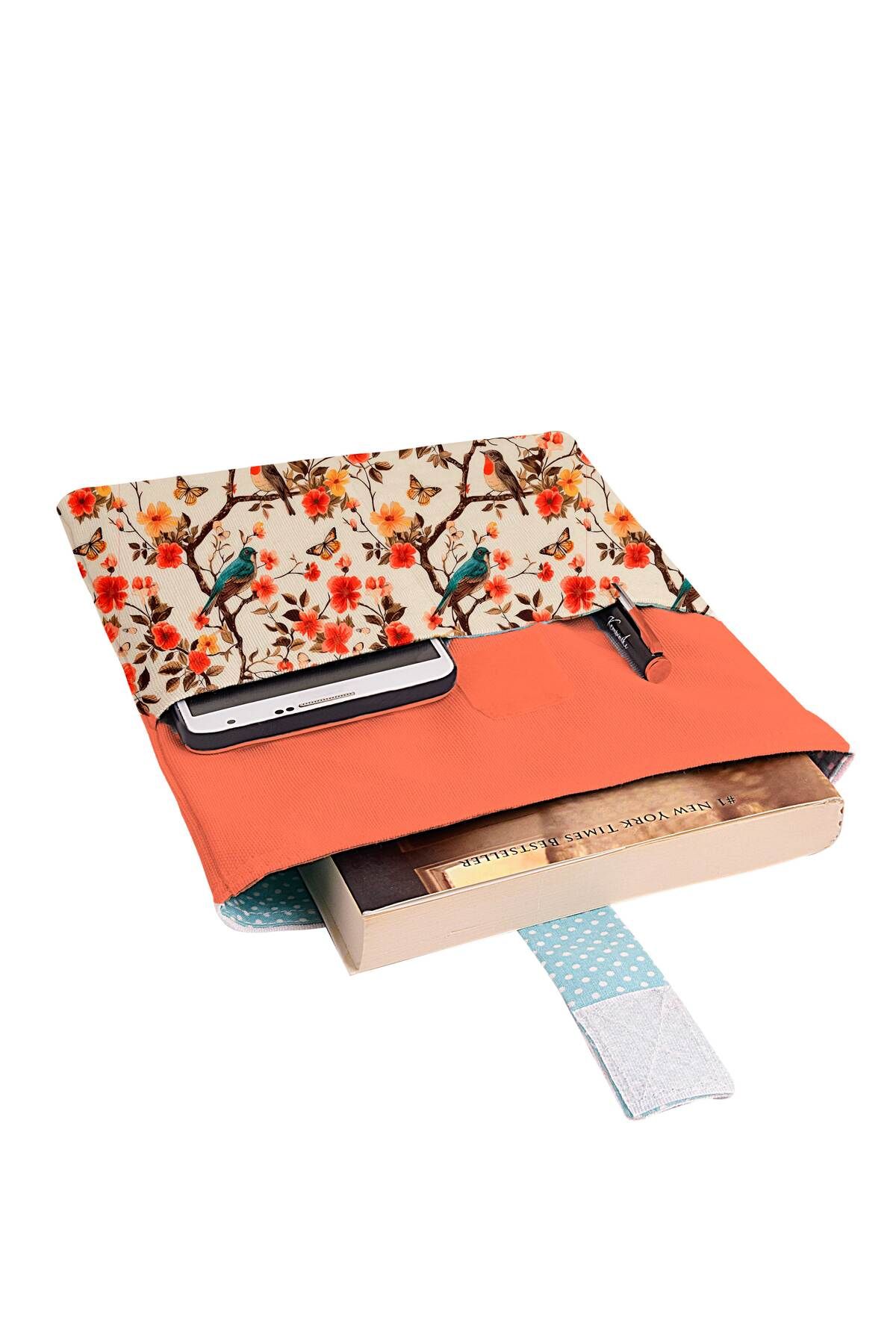 HRS-20 x 25 cm Patterned and Washable Pocket Multi-Purpose Book Bag 2