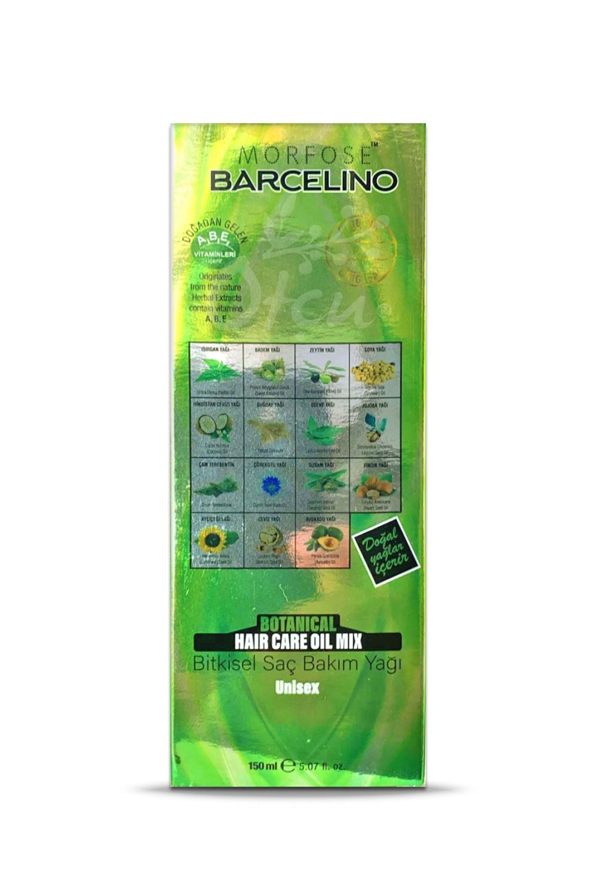 Barcelino Bitkisel Saç Bakım Yağı 150 Ml — OTCBRCL — تصویر 2 از 2