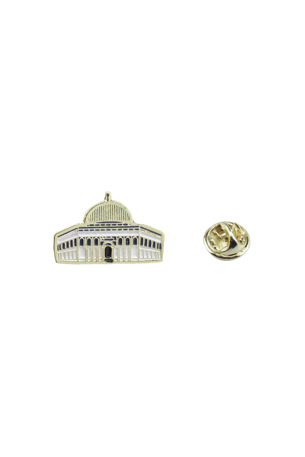 Masjid Aksa Collar Badge Gold Color 1 Piece