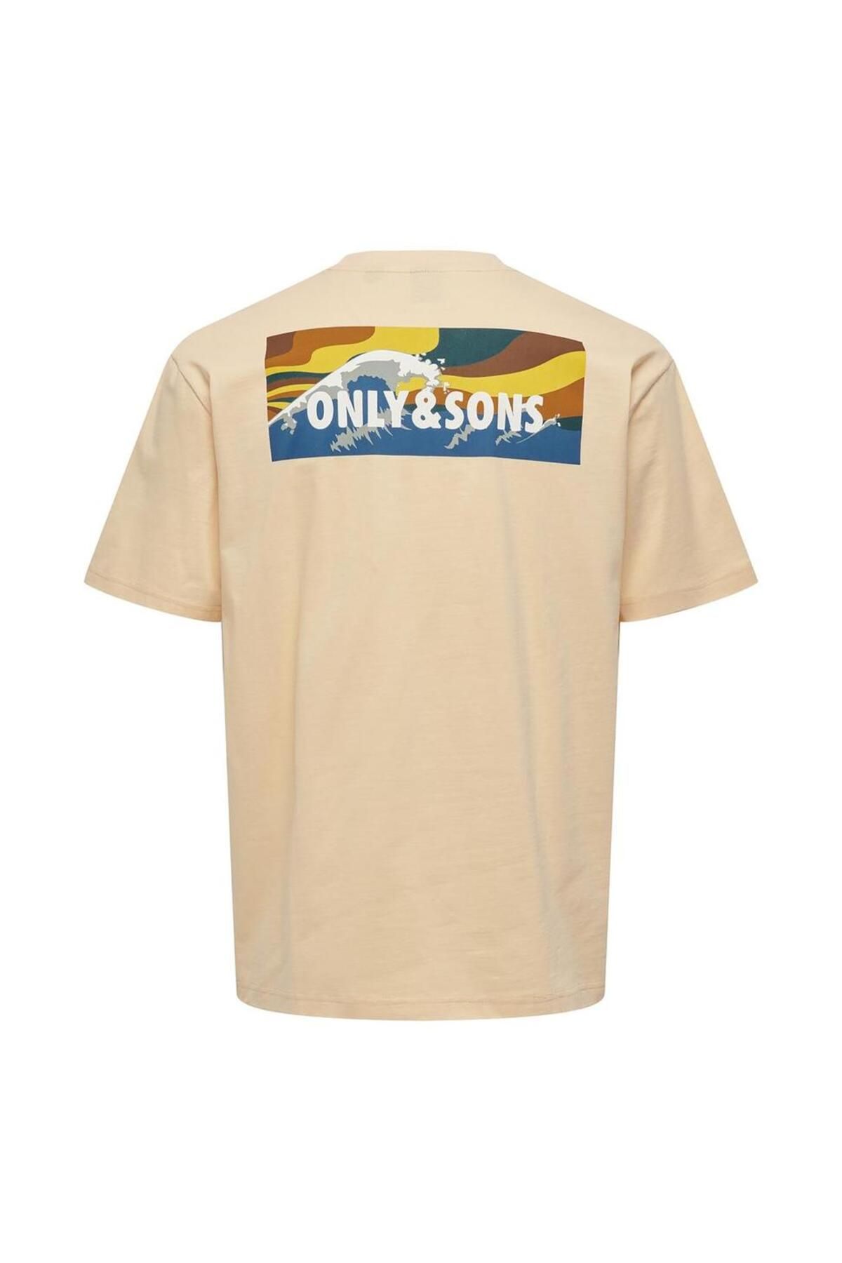 تی شرت ورزشی نود مردانه بژ کیت CPFF Only Sons Only & Sons