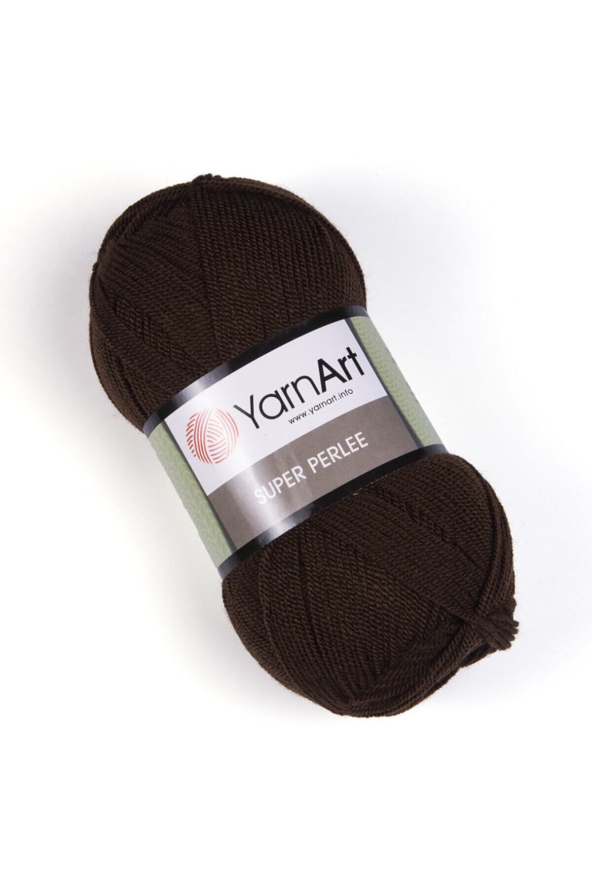 Yarnart Super Perlee - Ață De Tricotat Manual Roșu Maro-217 - One Size