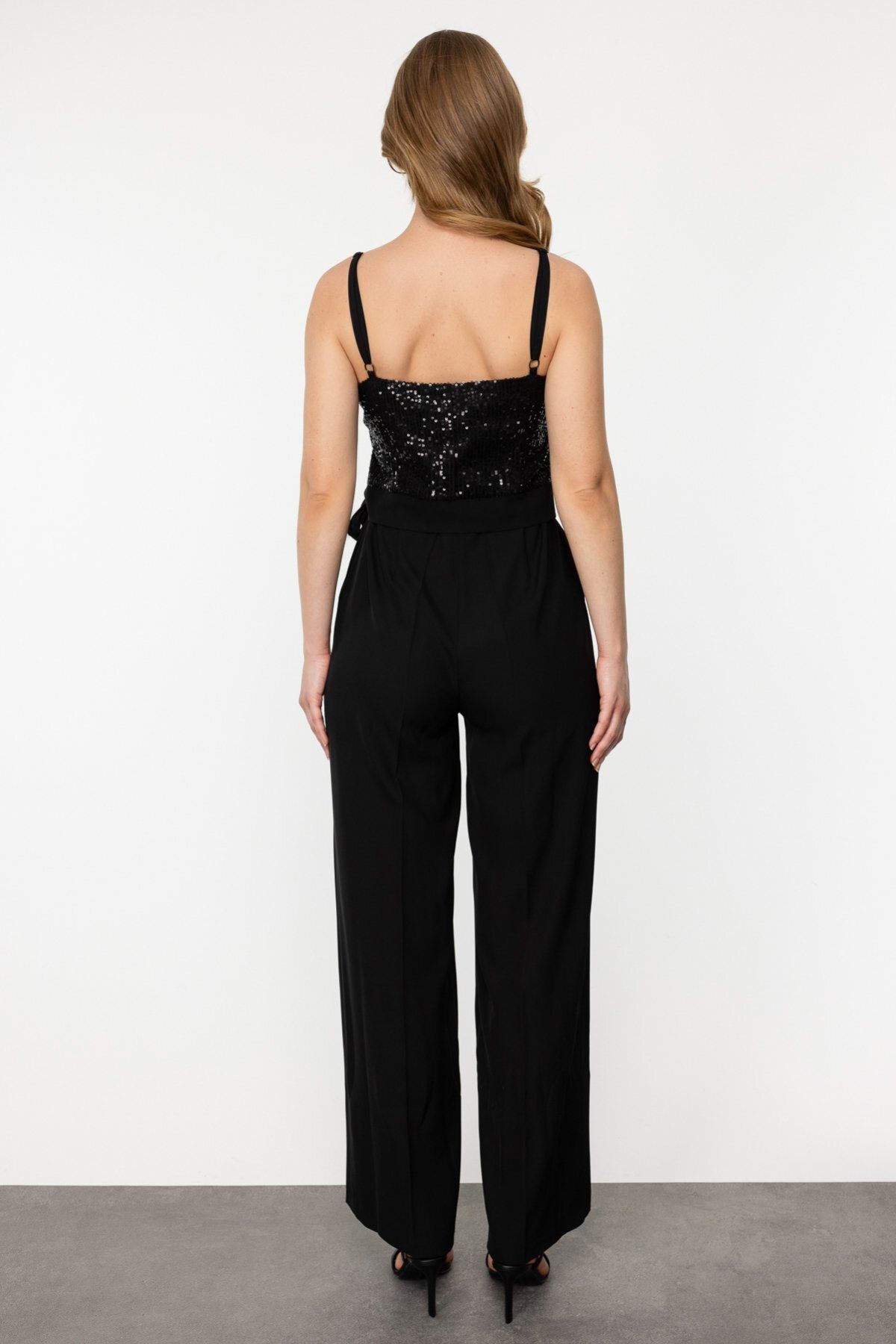 Ekol-Sequin Embroidered Rope Strap Jumpsuit 5