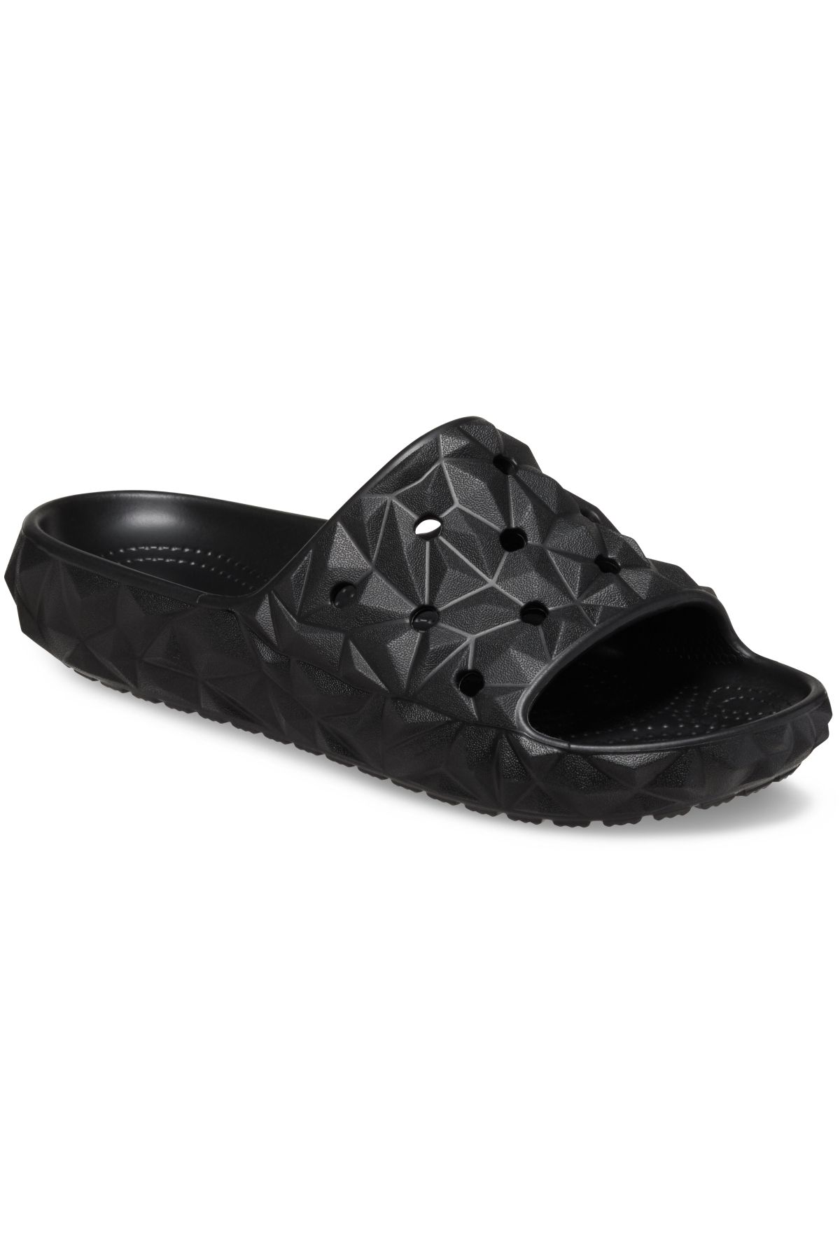 صندل مردانه و زنانه 209608 001 اسلاید هندسی کلاسیک V2 سیاه Crocs