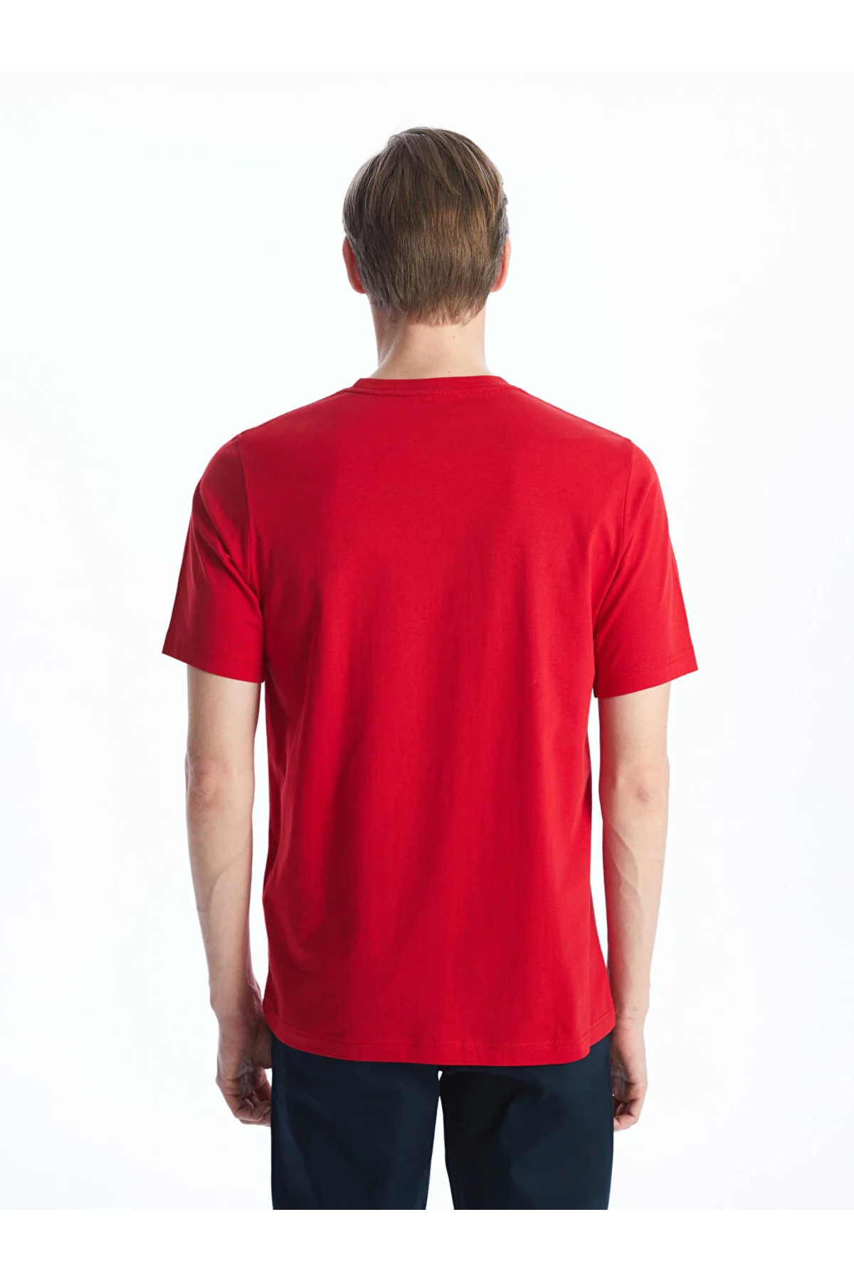تیشرت مردانه قرمز ال سی وایکیکی | S41058Z8TF اورجینال - تصویر 5