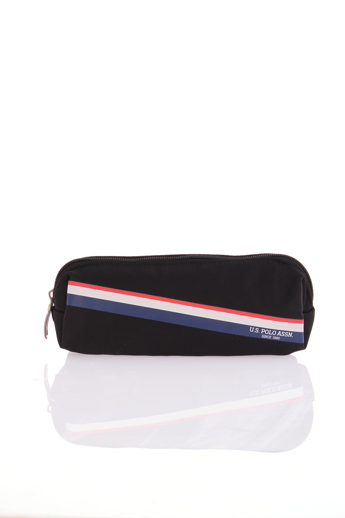 U.S. Polo Assn.-US Polo Assn.2017-2018 Black Cylinder Model Pencil Bag - Pen Holder with Compartments, School Pen Holder 1