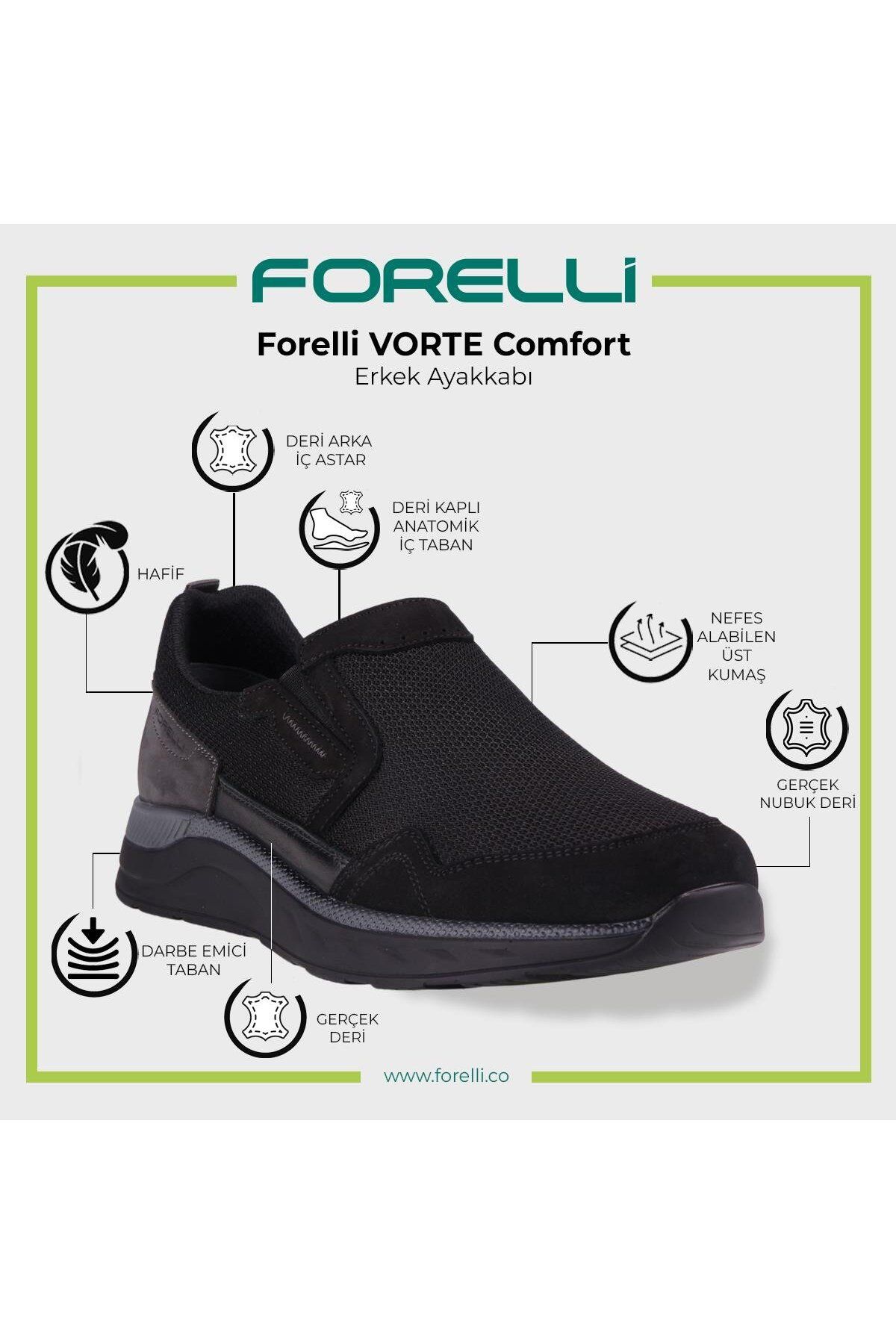 Forelli-Black VORTE-G Comfort Men's Shoes 6