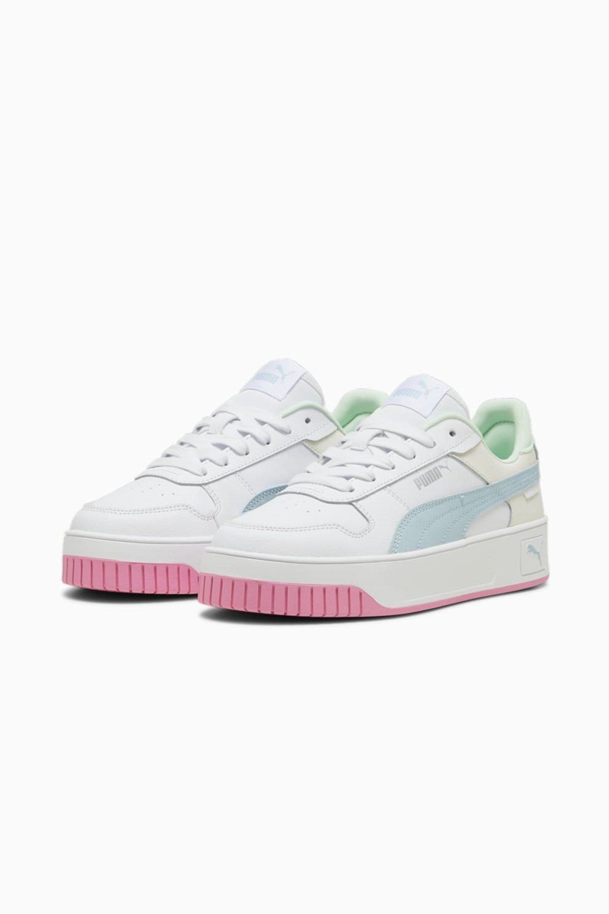 کفش پیاده روی سفید زنانه های خیابانی کارینا اورجینال Puma