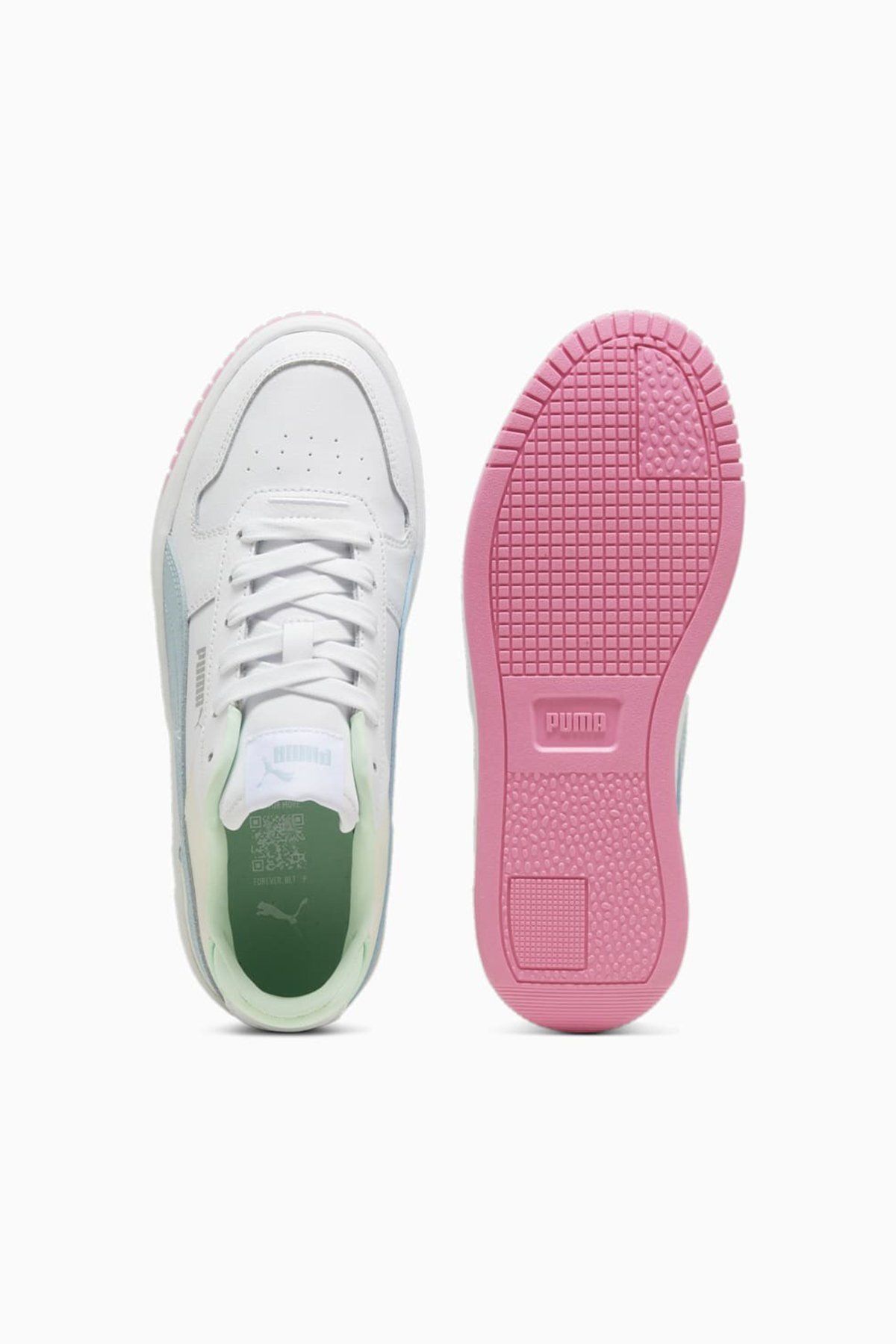 کفش پیاده روی سفید زنانه های خیابانی کارینا اورجینال Puma