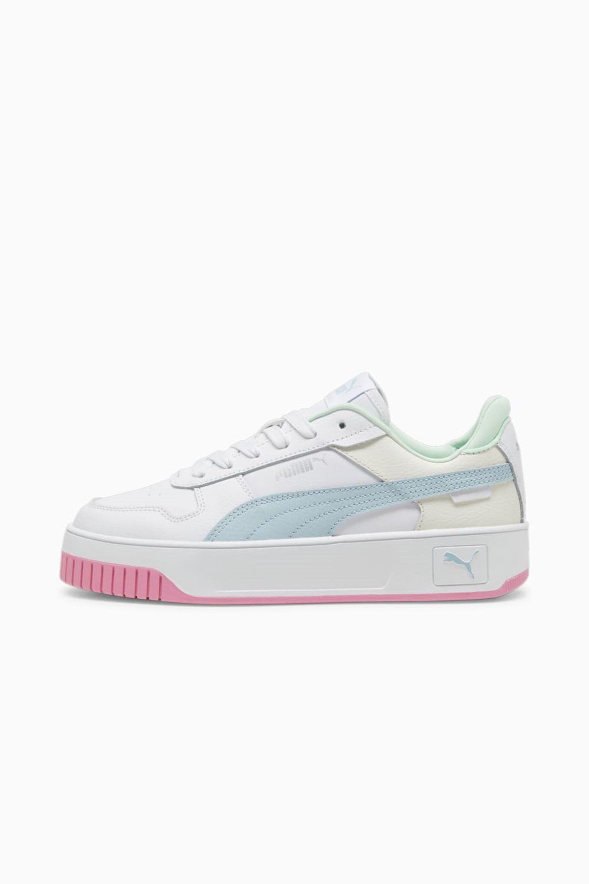 کفش پیاده روی سفید زنانه های خیابانی کارینا اورجینال Puma
