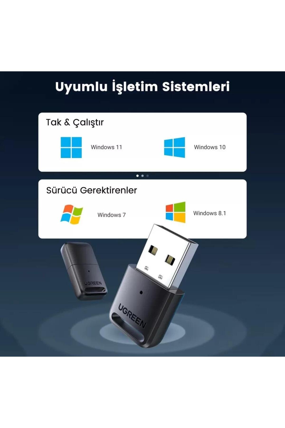 Usb Bluetooth 5.0 Mini Dongle Adaptör 5