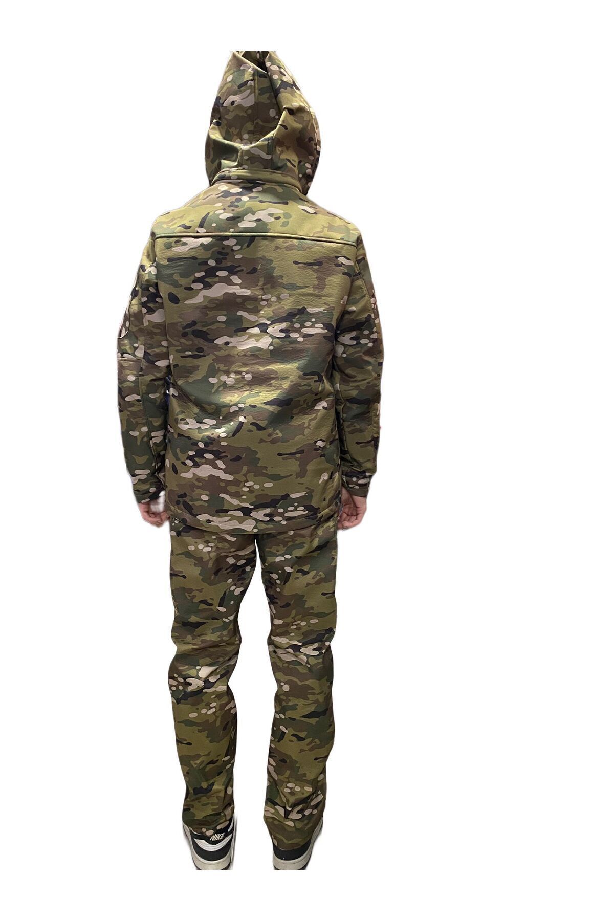 SOFTSHELL KUMAŞ KAMUFLAJ KAPÜŞONLU AVCI TAKIMI - 5