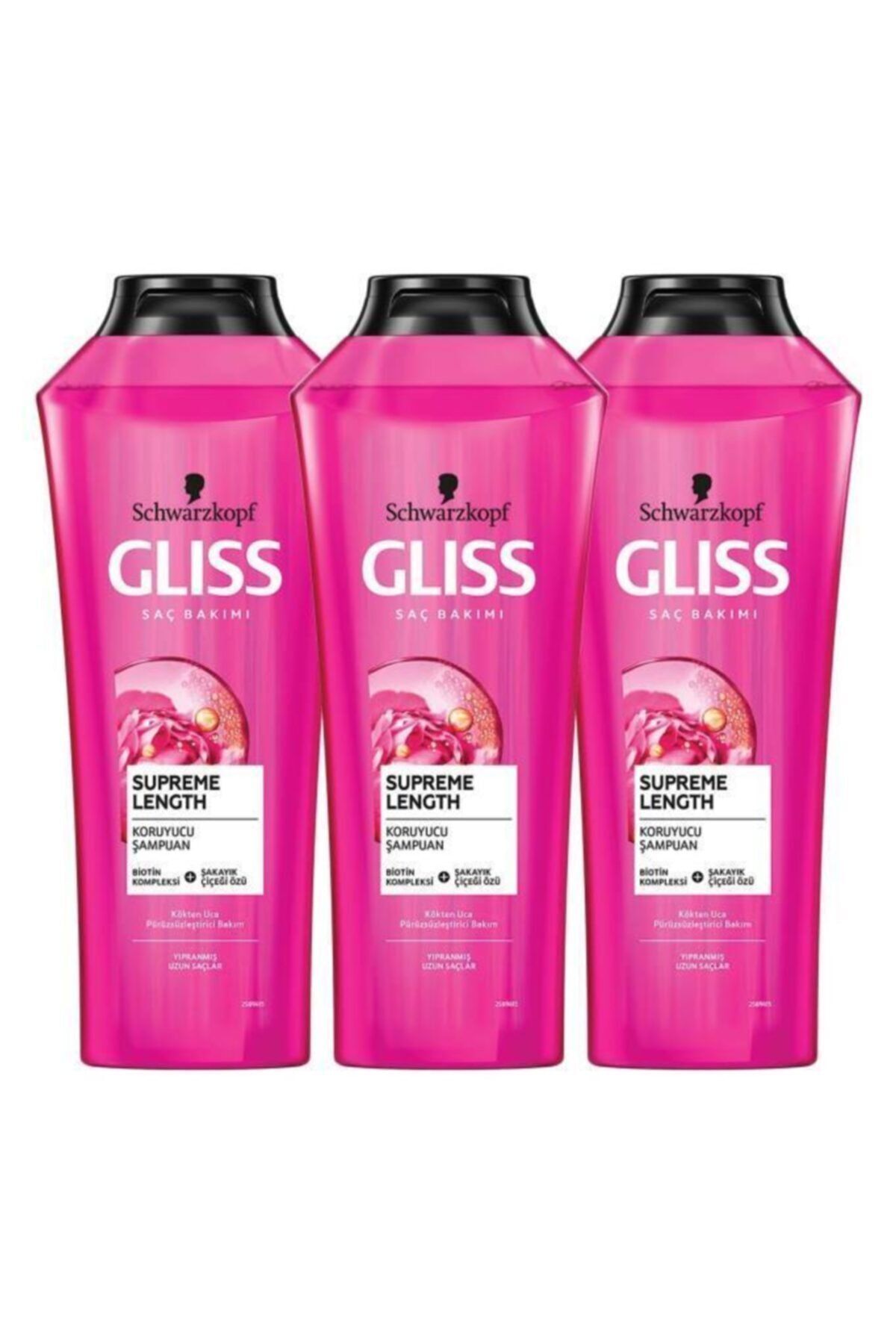 Gliss-Supreme Length 400 ml Protective Shampoo - Biotin Complex and Peony Flower Extract 2