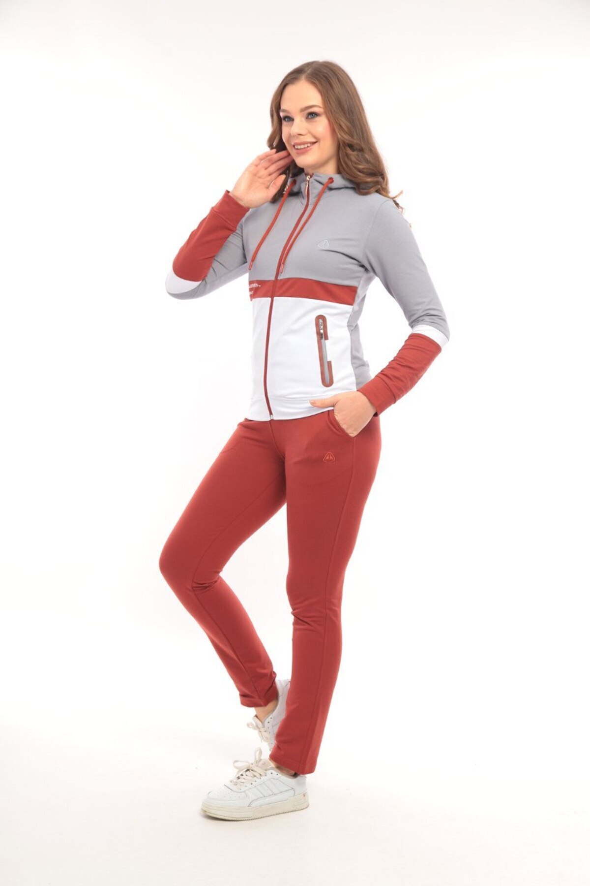 Women's Hooded Sports Tracksuit