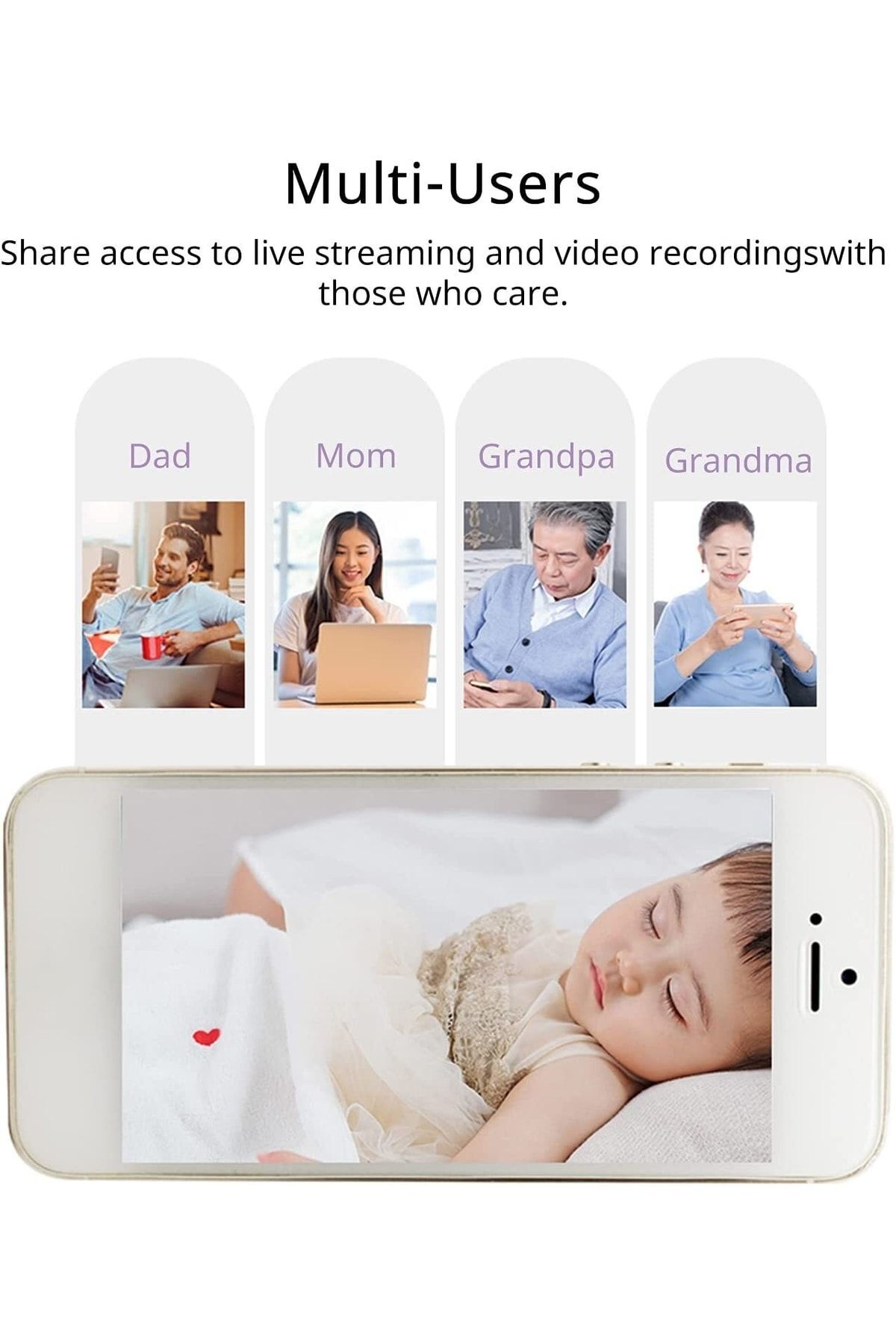 Fillikutum 1080p Robot Görünümlü Wifi Ip Gözetleme Kamerası Bebek Kamerası 360 Gece Görüş 2 Yönlü Ses fotoğrafı 3 (önizleme)