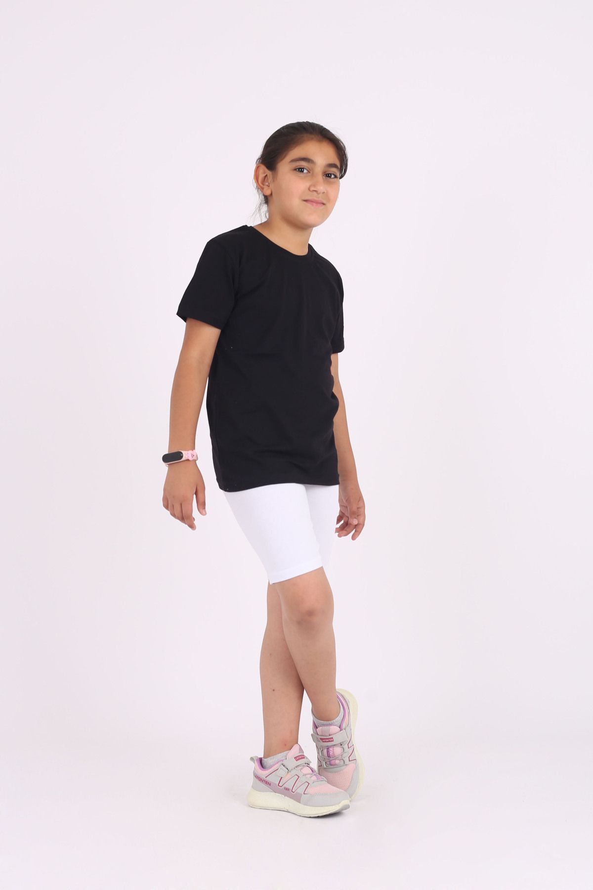COSBA kids wear Colanți Scurti De Vară Din Bumbac Și Lycra De Bază Pentru Copii Femeie - 10-11 ani