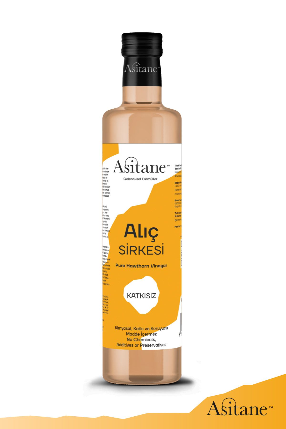Doğal Fermantasyon Alıç Sirkesi- Hawthorn Vinegar 500 ml
