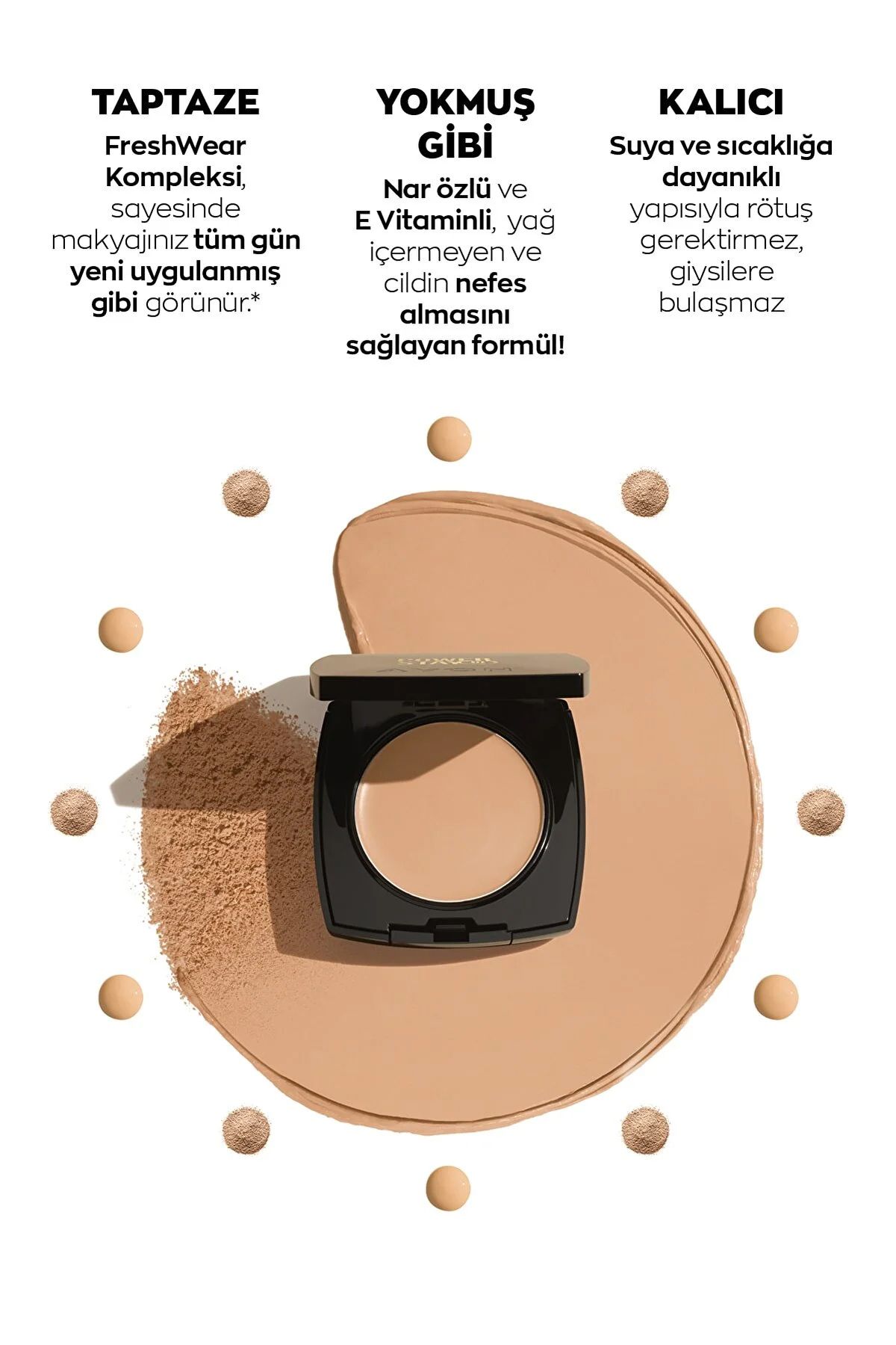 کرم پودر POWER STAY PATA CREAM FOUNDATION SPF20 430N DEEP TAN Avon