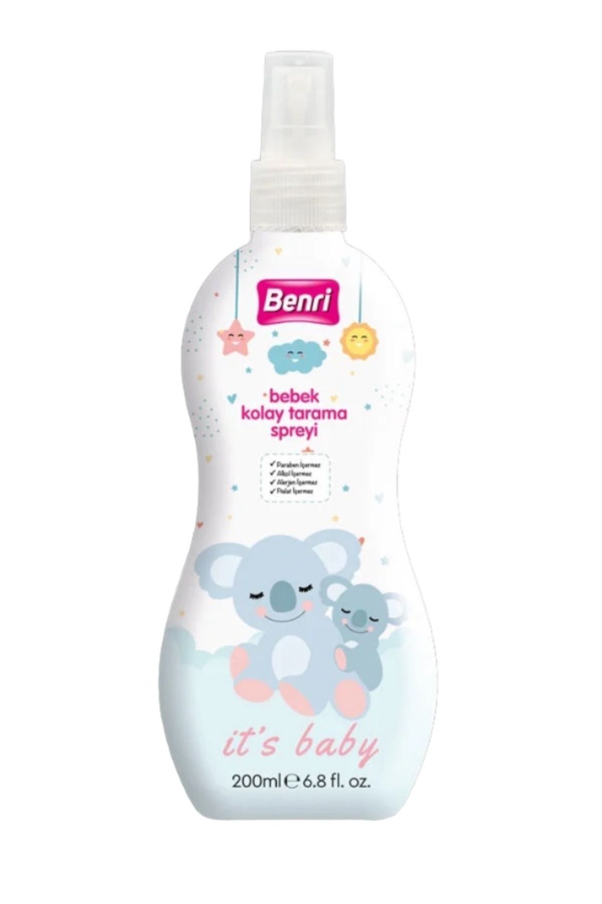 Benri Bebek Losyonu + Kolonya + Kolay Tarama Spreyi 200 ML 3'lü Set fotoğrafı 2 (önizleme)