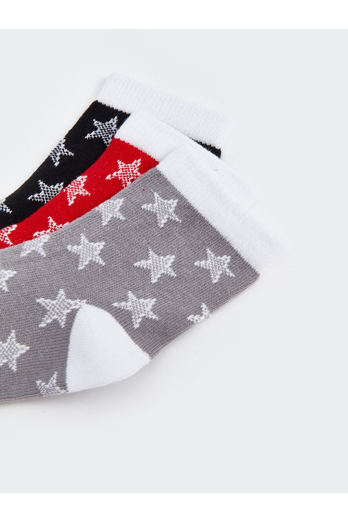LC Waikiki-LCW Patterned Socks for Baby Boy - Set of 3 3