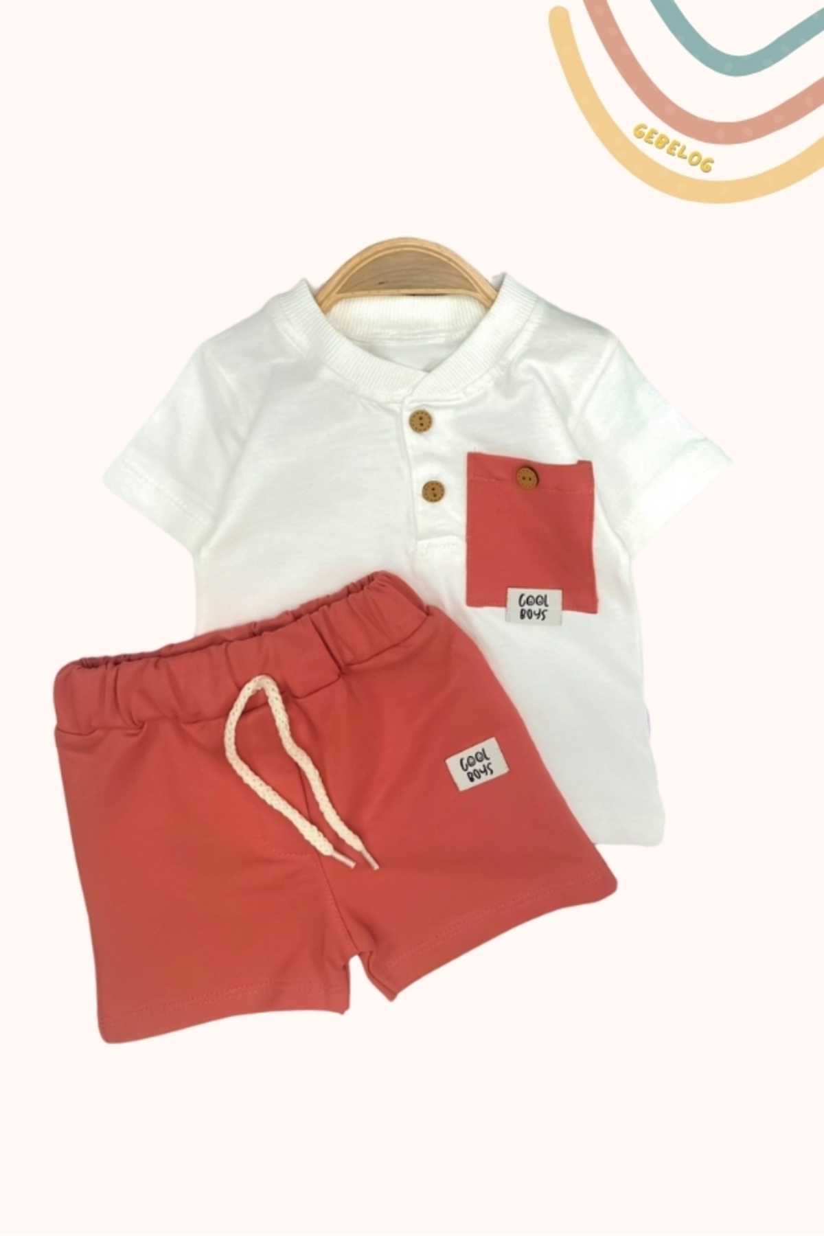 Cool Boys Letter Baby Boy Summer Set