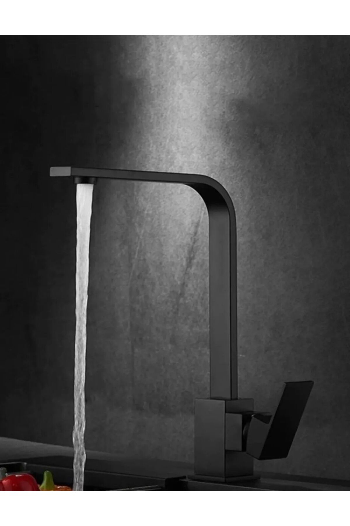 Black Chrome Decorative Kitchen Sink Faucet Faucet Black Square Kitchen Faucet