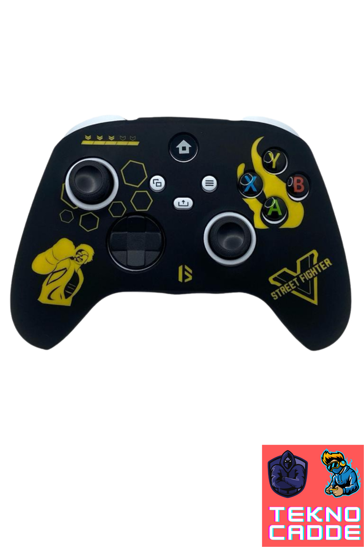Xbox Series S/Xbox Series X/9.Nesil Joystick Koruyucu Desenli Silikon Kılıf 2