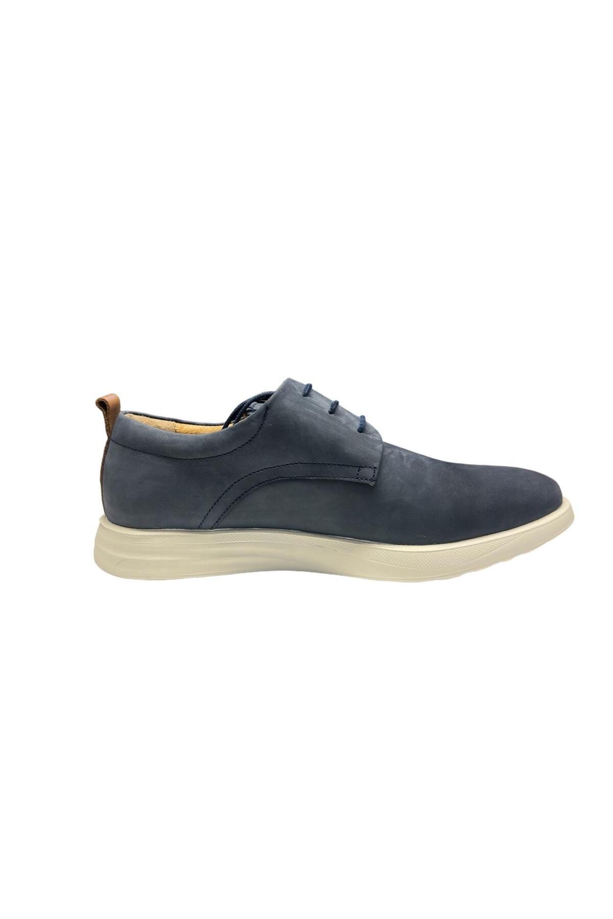 کفش های کژوال مردانه چرمی واقعی NUBUK روزانه روزمره BESS SHOES