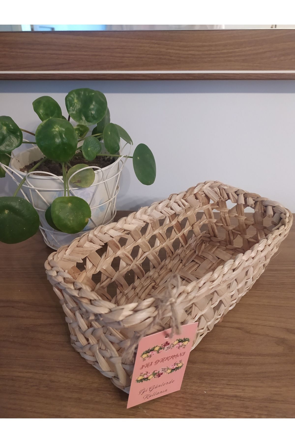 Süs Dükkanı-Custom design wicker breadbasket model 2