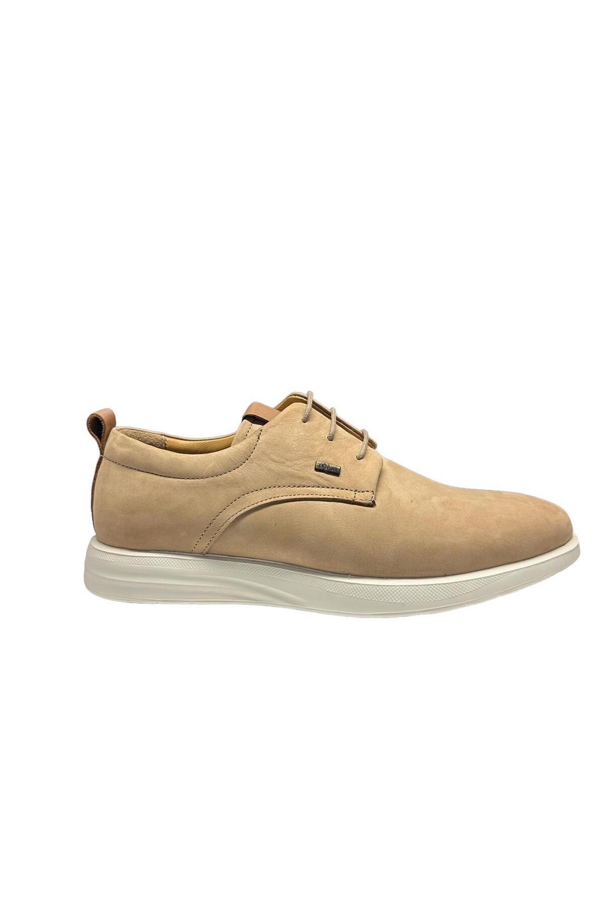 کفش های کژوال مردانه چرمی واقعی NUBUK روزانه روزمره BESS SHOES