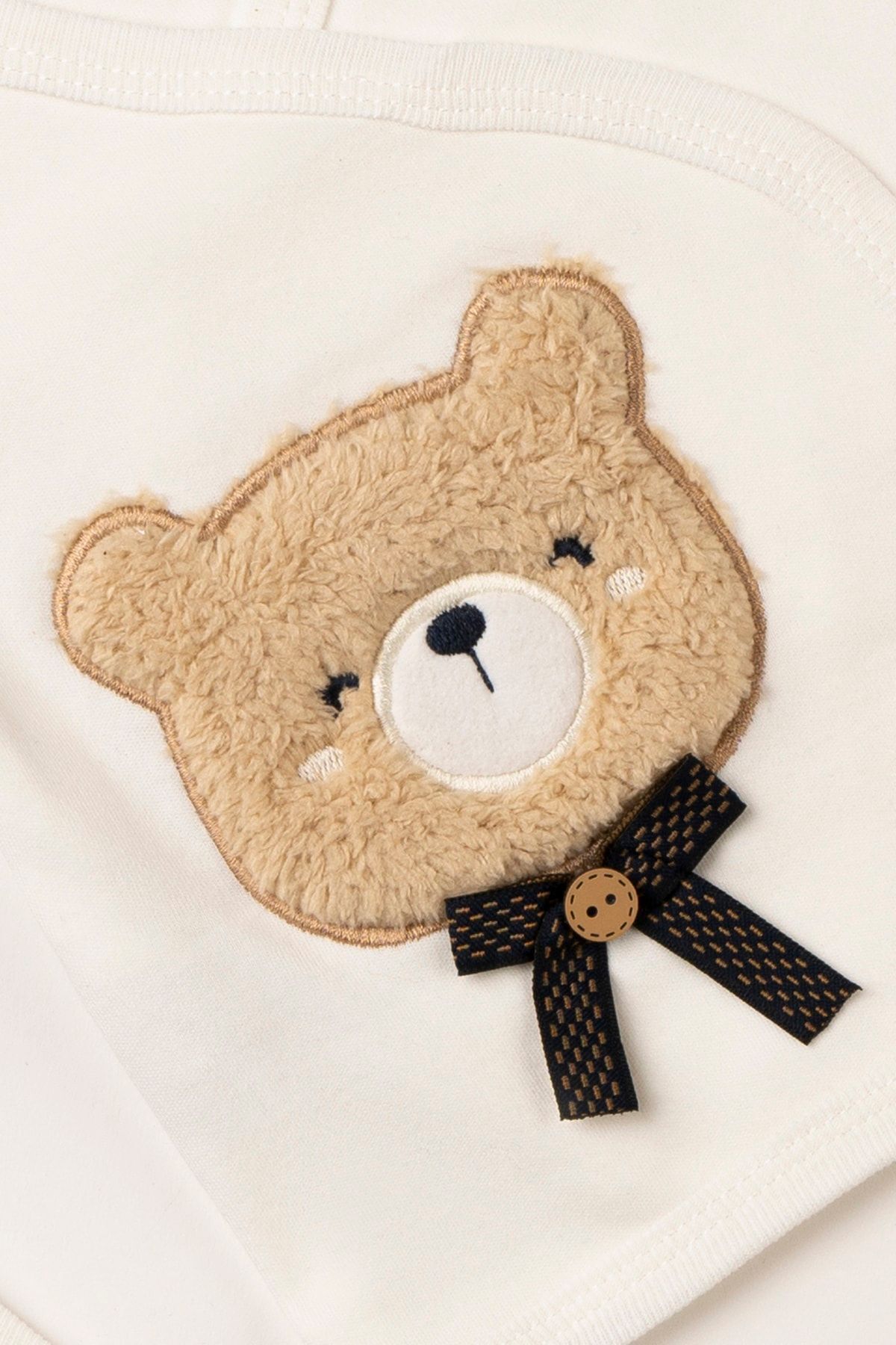 NEU KIDS Ayıcıklı Süzene Nakışlı % 100 Pamuk Yenidoğan Kıyafetleri 5'li Hastane Çıkışı Seti fotoğrafı 3 (önizleme)