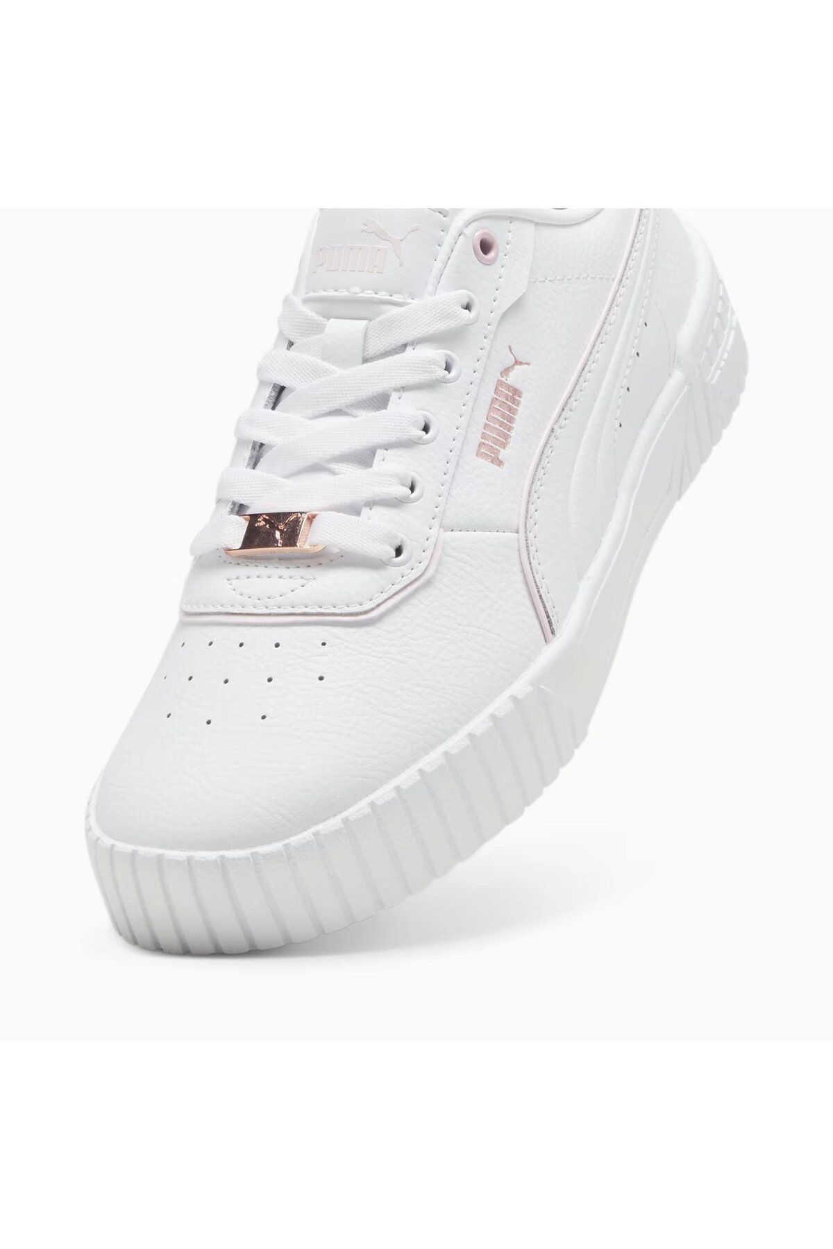 کفش های کژوال سفید زنانه روزانه Carina 2.0 Lux Pink Puma