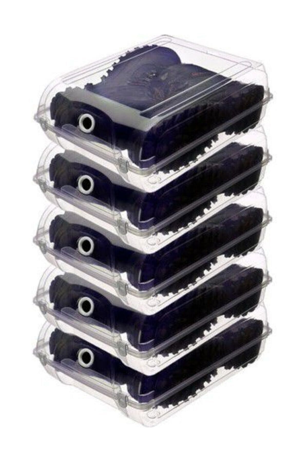 LeesHome Şeffaf Ayakkabı Saklama Organizer Kutusu 5'li Bot Kutusu