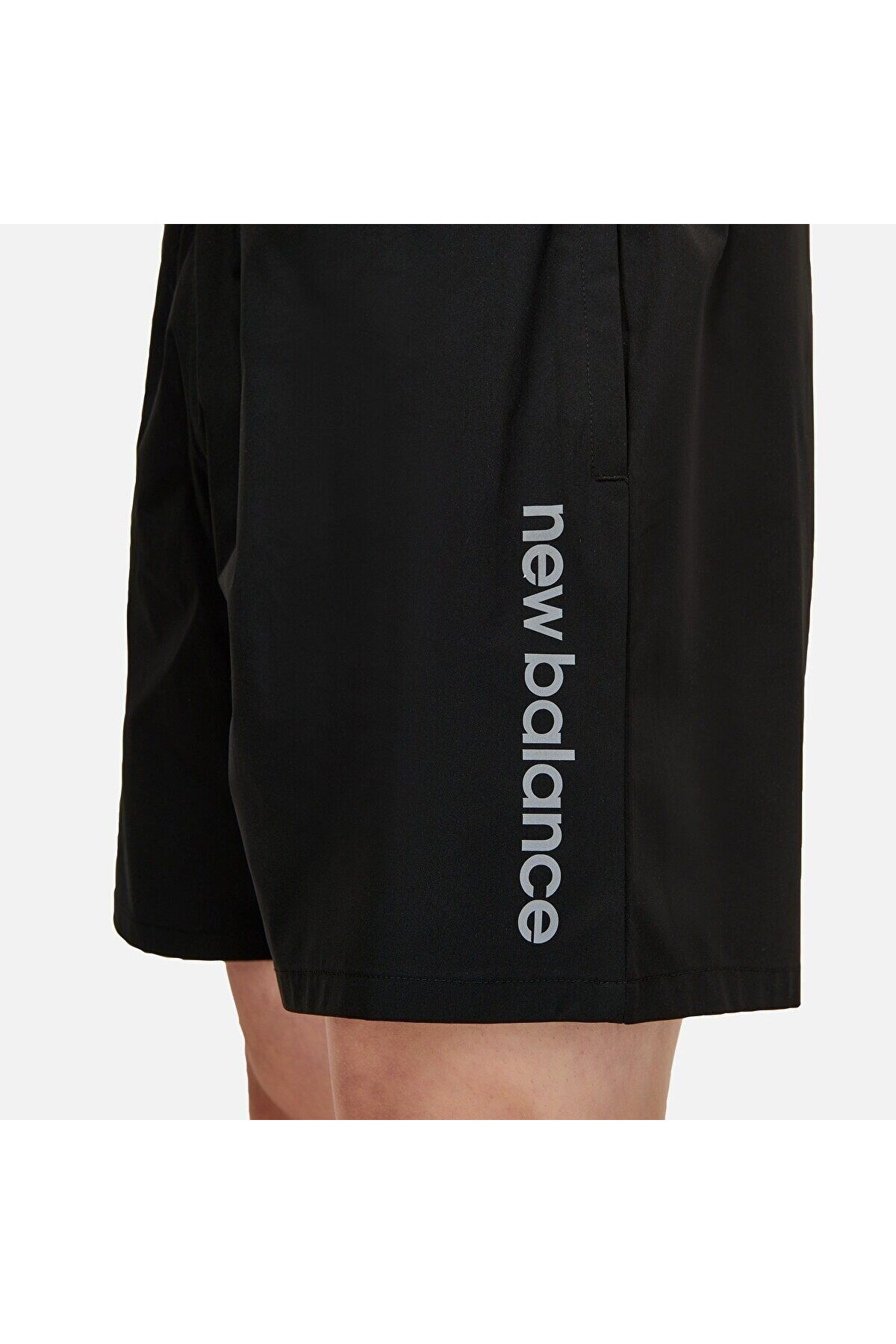 شورت ورزشی نیو بالانس مردانه پلی استر مشکی  راسته  فاق نرمال   Relaxed/ریلکس اسپرت | New Balance MNS1438-BK TR - تصویر 5
