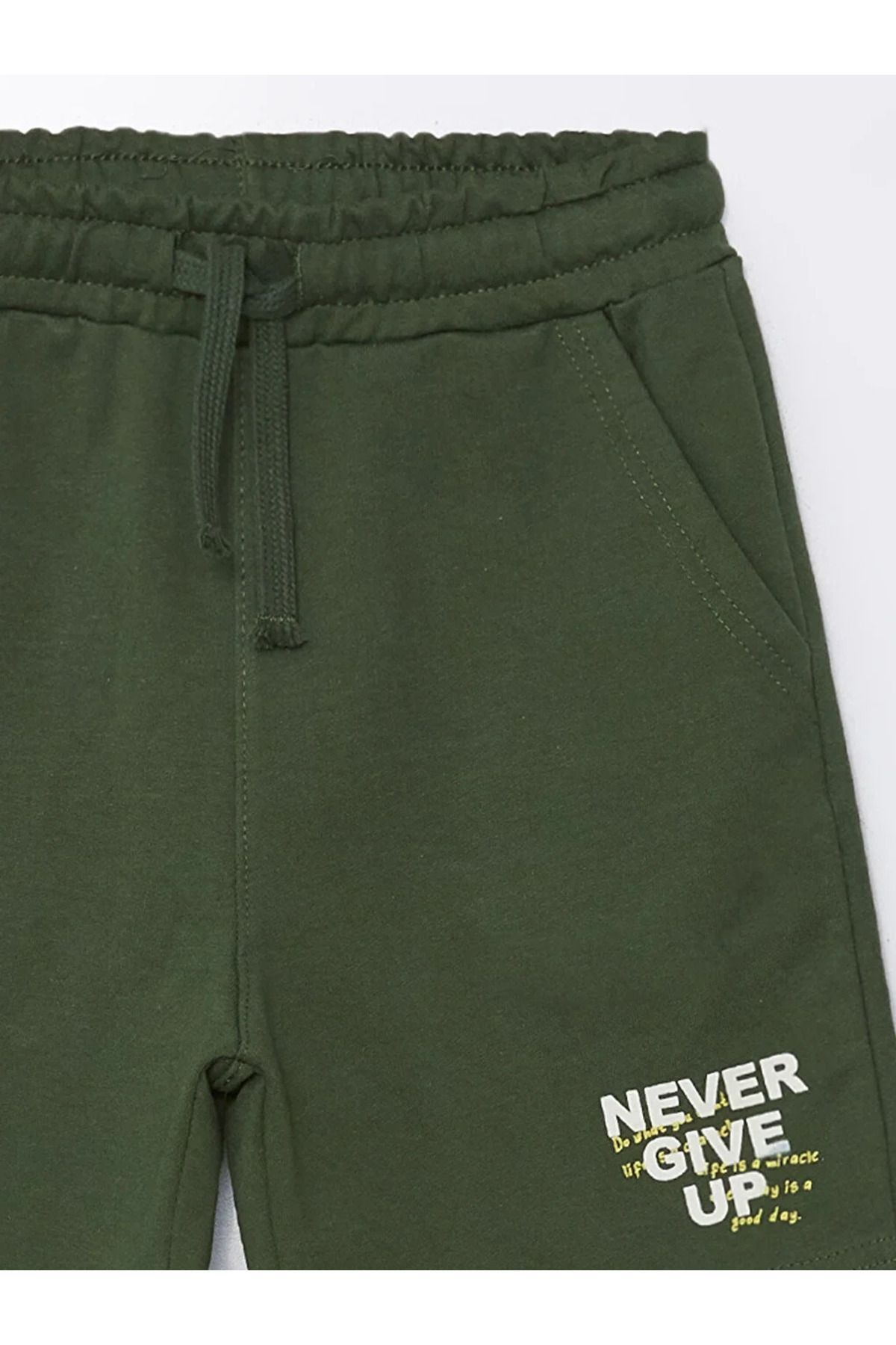 شورت و شلوارک پسرانه سبز ال سی وایکیکیLC Waikiki | S4FO21Z4 - HCY اورجینال - تصویر 3