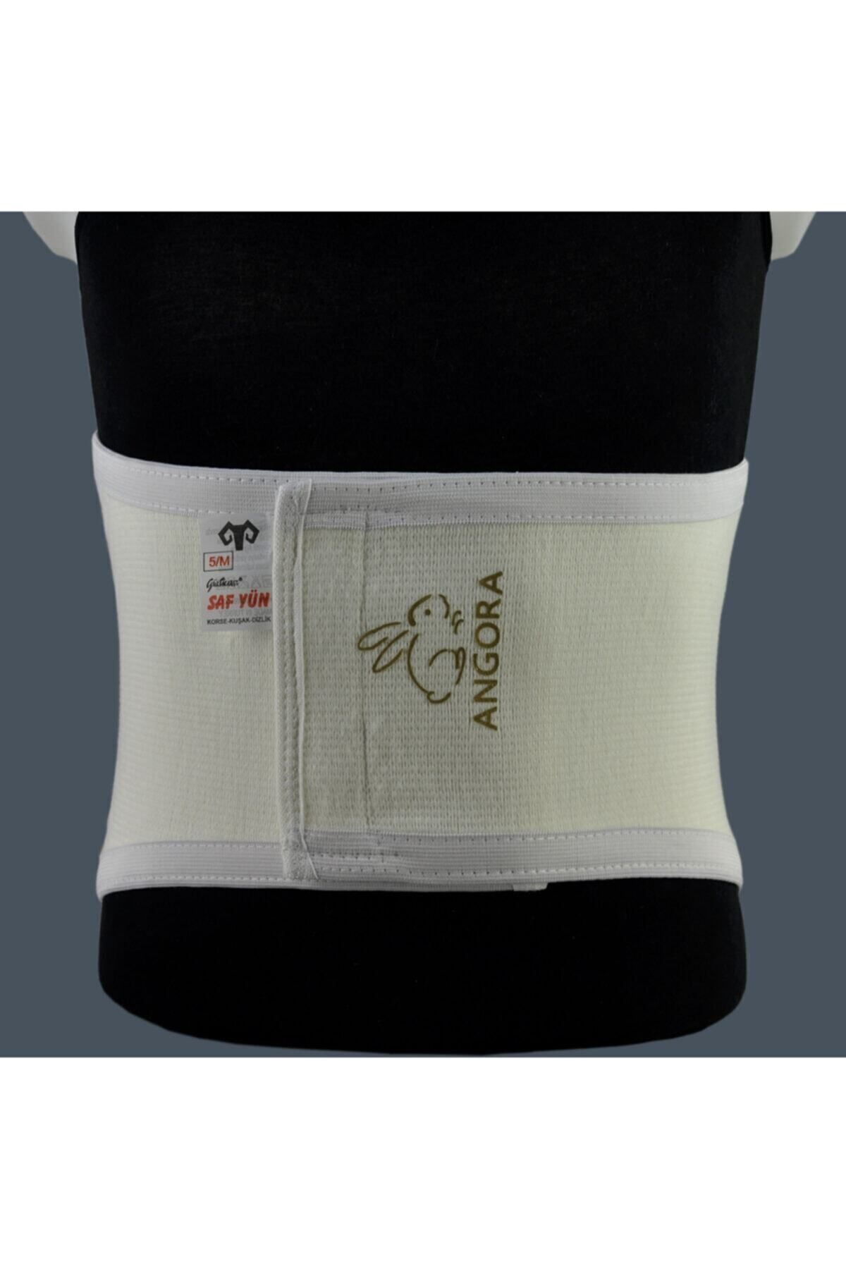 corset orthopédique en pure laine angora velcro