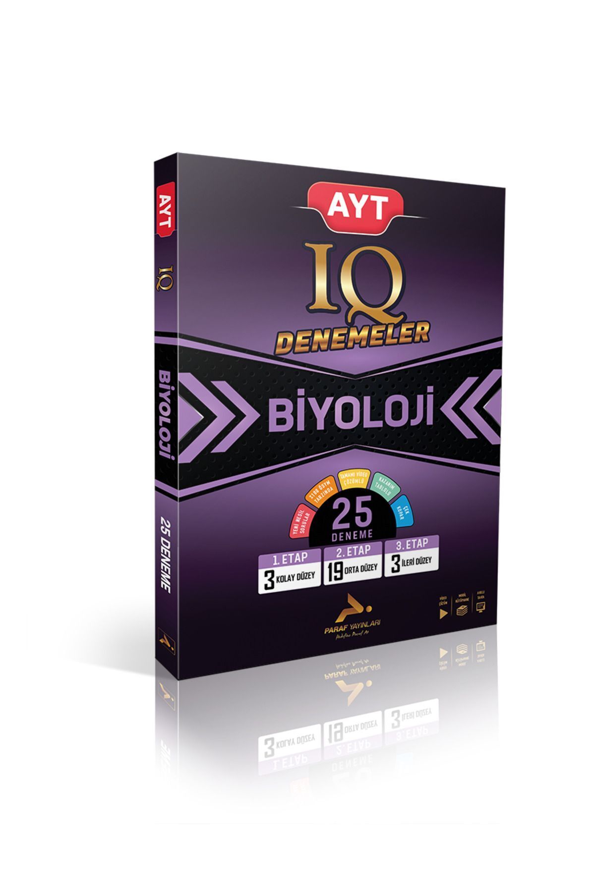 Paraf Yayınları PARAF AYT IQ BİYOLOJİ 25 BRANŞ DENEMESİ - Fiyatı