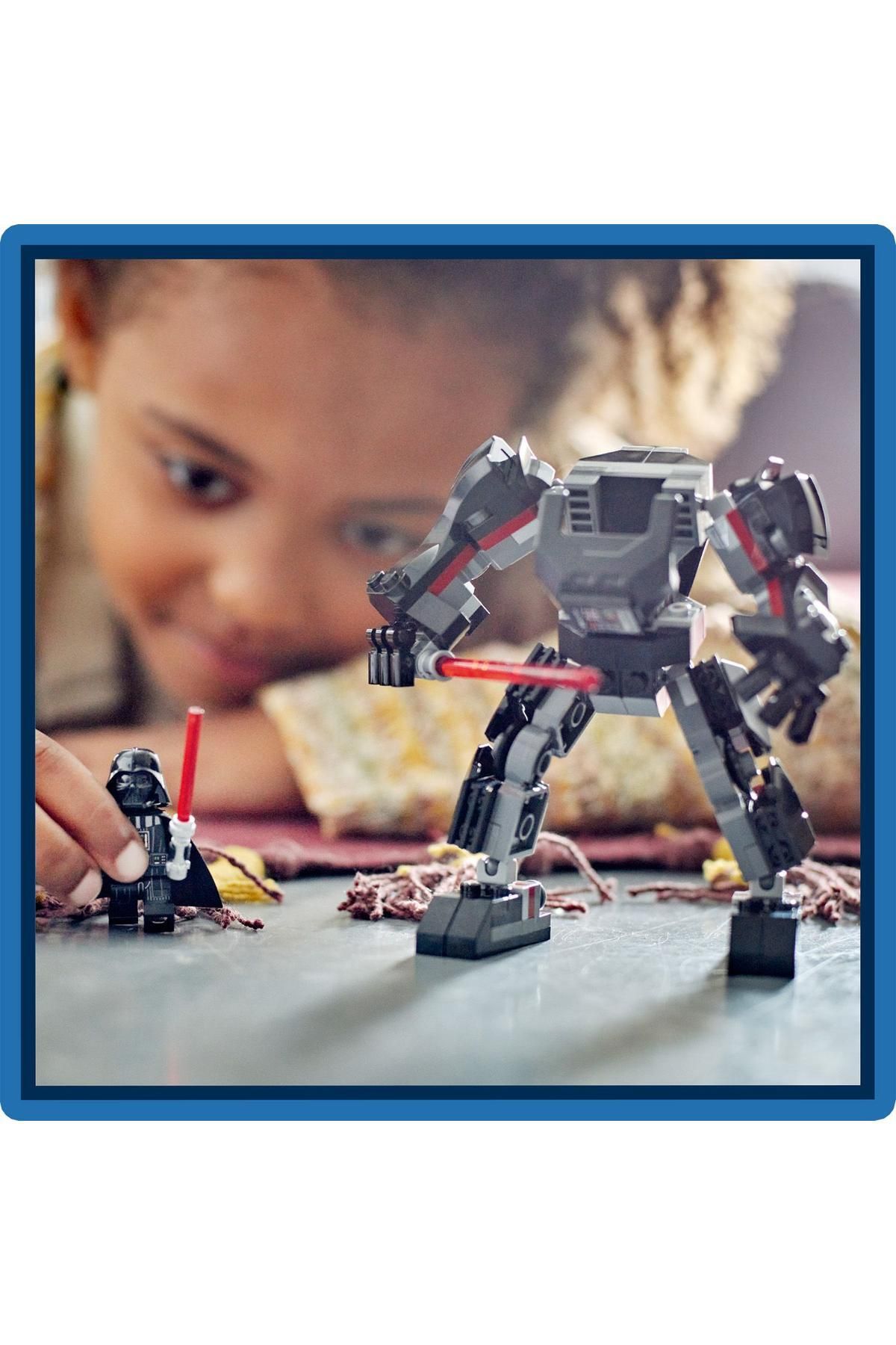 LEGO-Star Wars Darth Vader Robot 75368 Toy Building Set (139 Pieces) 9