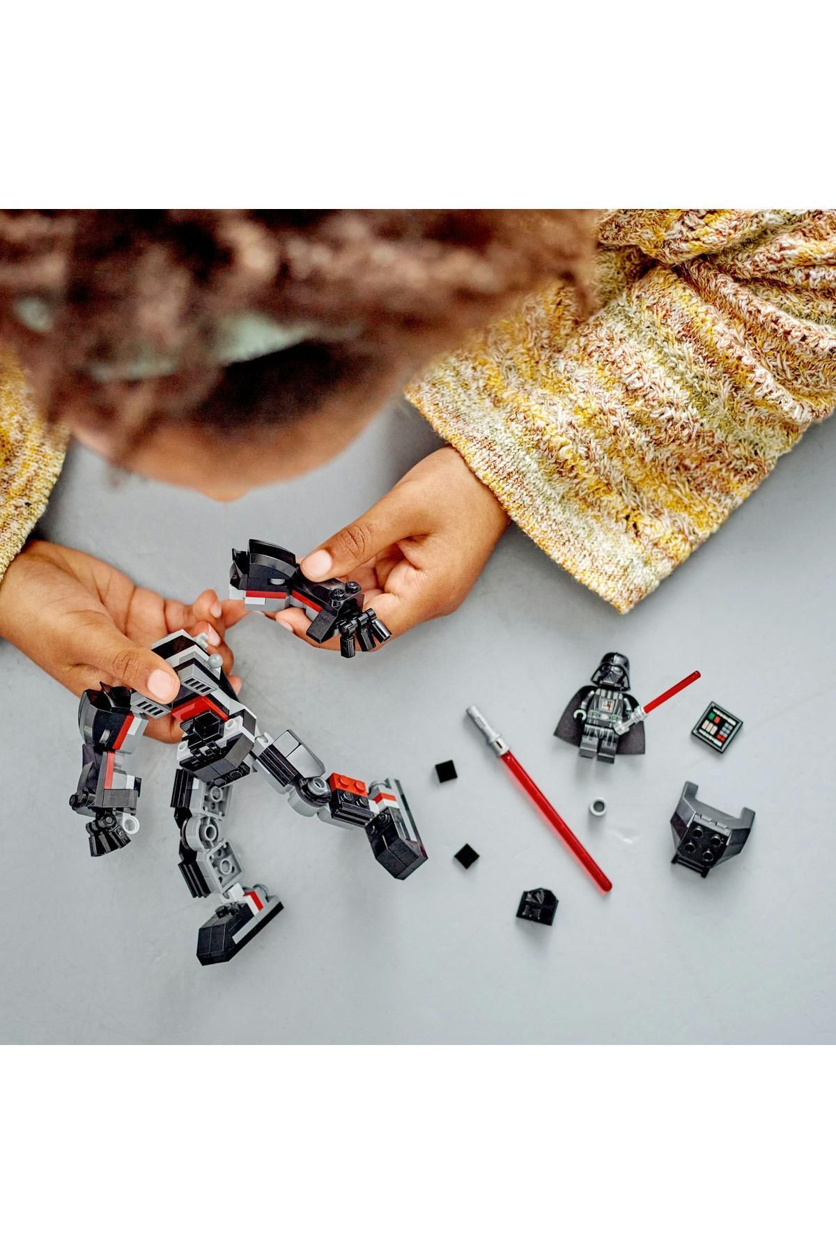LEGO-Star Wars Darth Vader Robot 75368 Toy Building Set (139 Pieces) 8