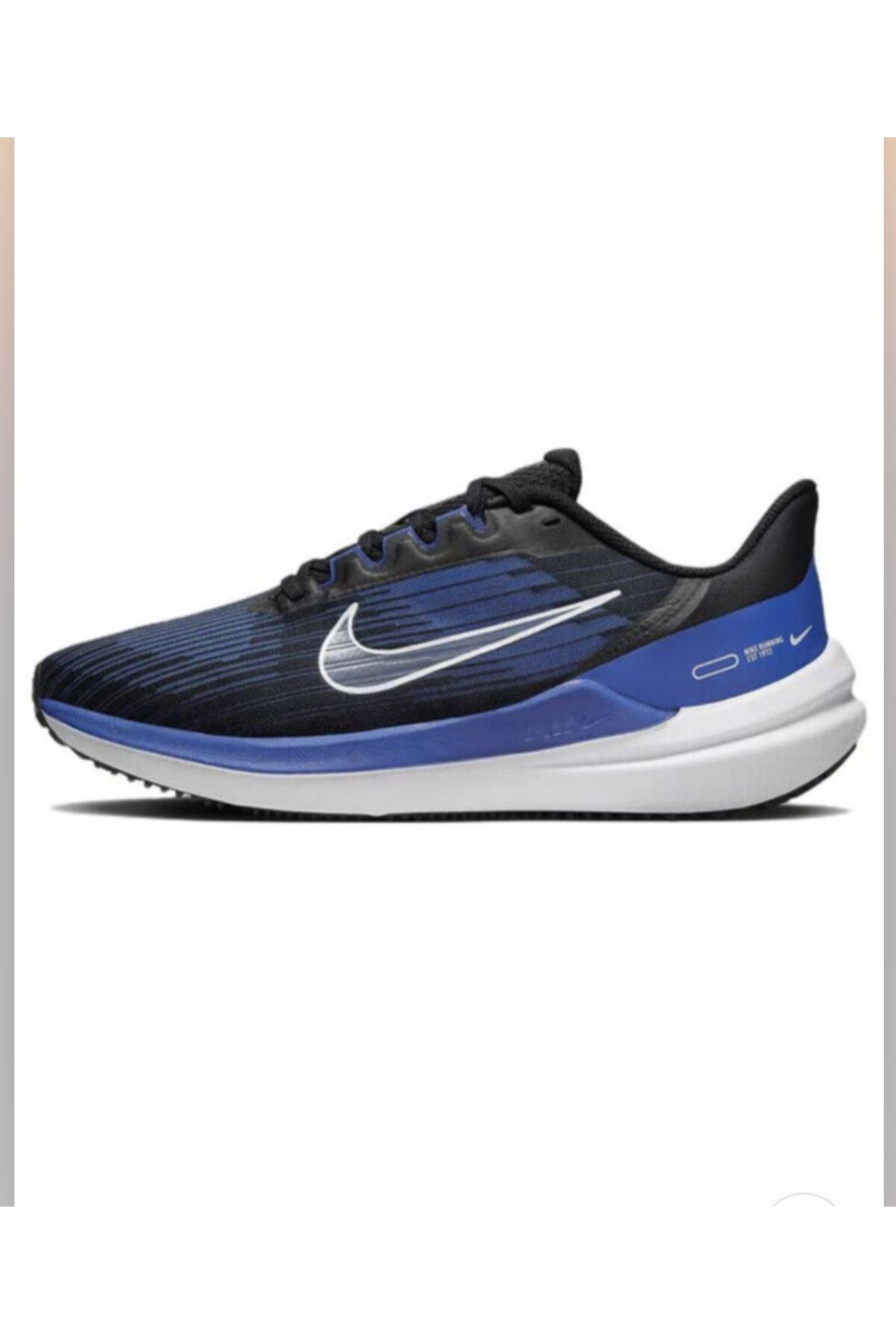 کفش Nike نایکی ورزشی مناسب دویدن یونیسکس Mavi ماوی مشکی Air Winflo 9 اورجینال - تصویر 2